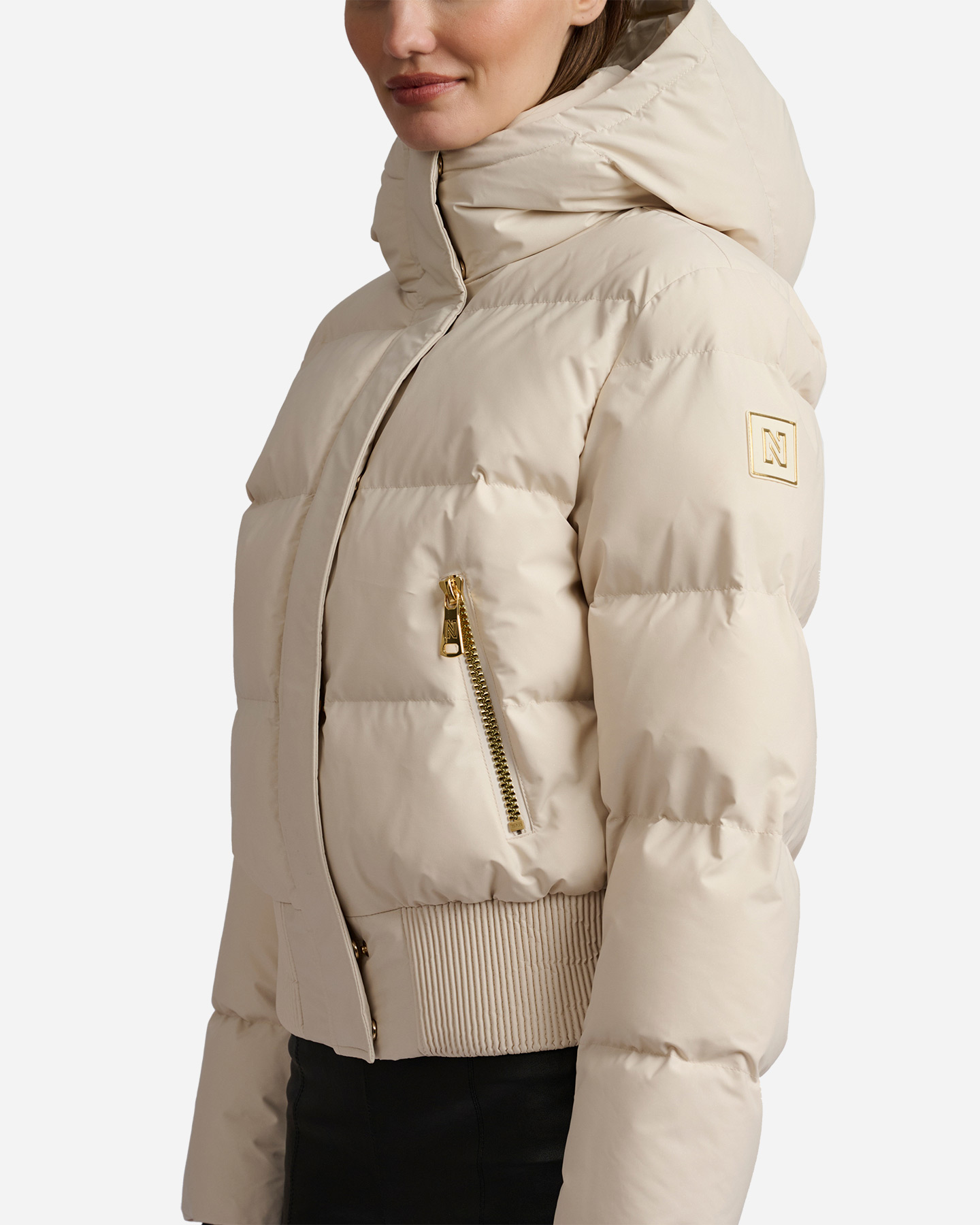 Giacca sci NIKKIE NUMA GLITTER W - Beige - 4 | Cisalfa Sport