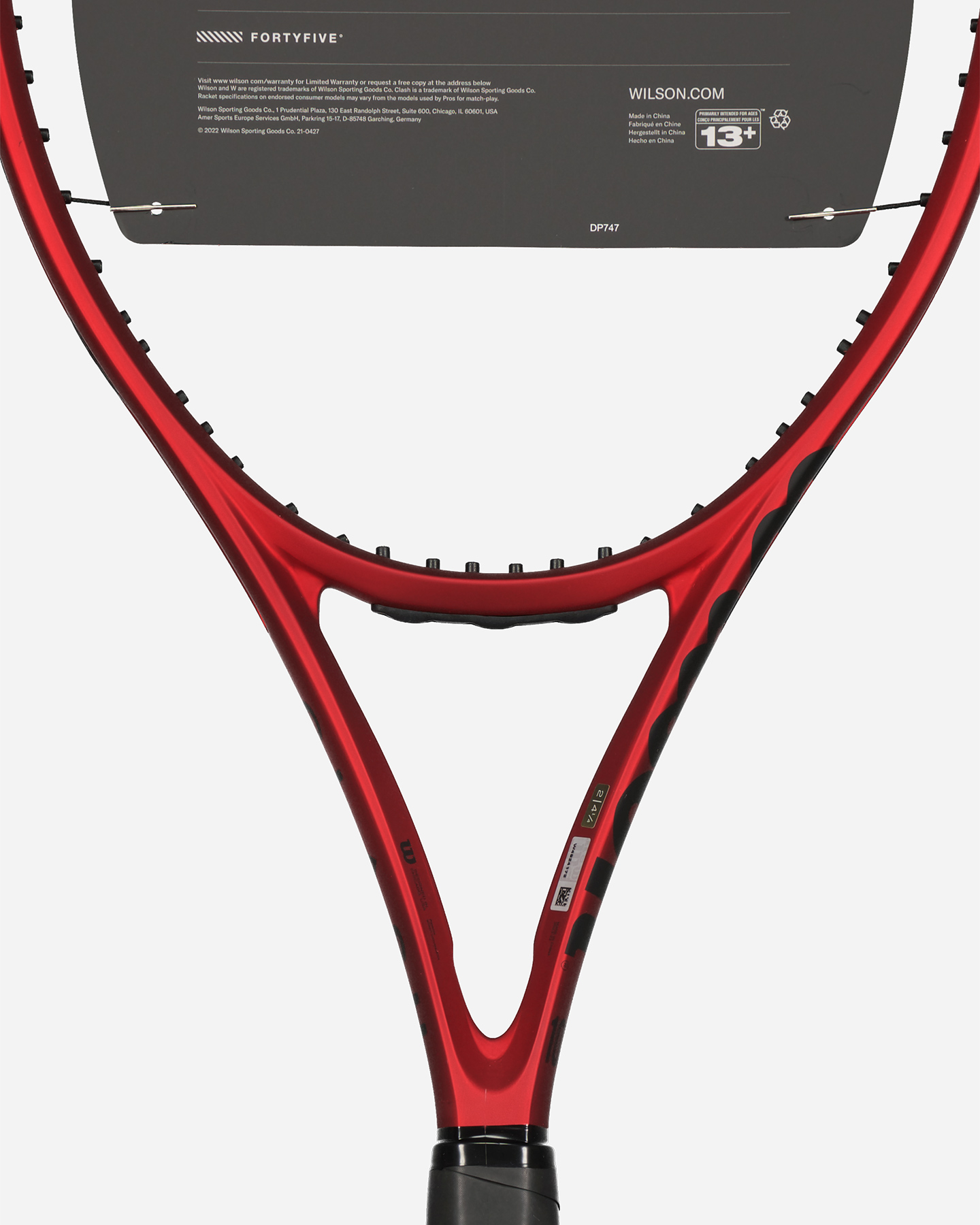 Telaio tennis WILSON CLASH 100L V2.0 280GR - Nero - 3 | Cisalfa Sport