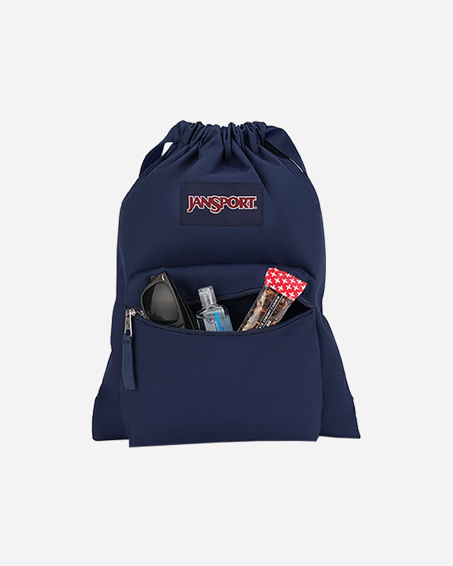 Borsa JANSPORT DRAWSACK  - Blu Navy - 3 | Cisalfa Sport