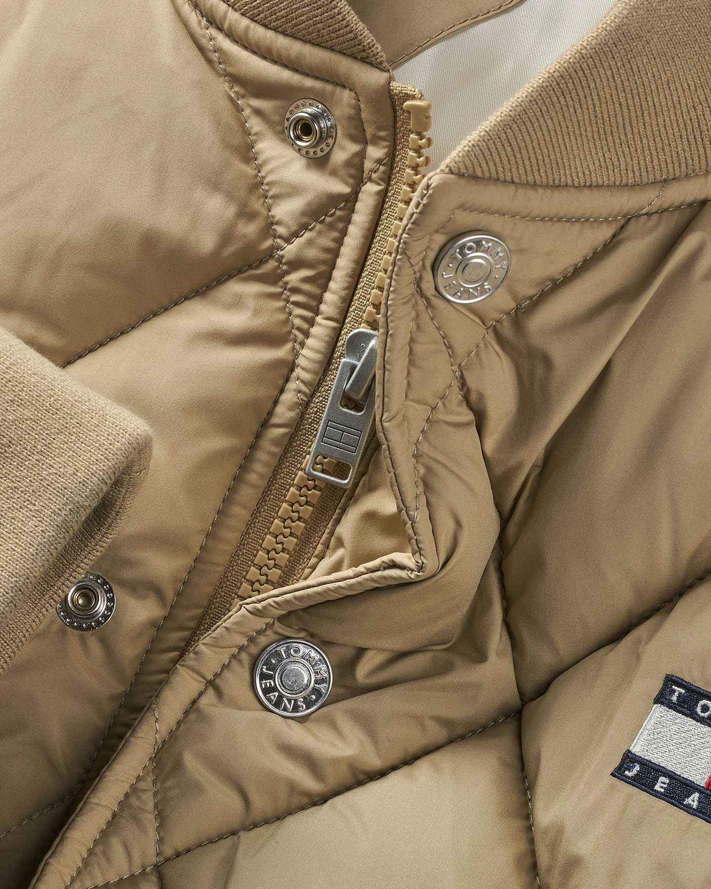 Giubbotto TOMMY HILFIGER QUILTED BEIGE M - Beige - 5 | Cisalfa Sport