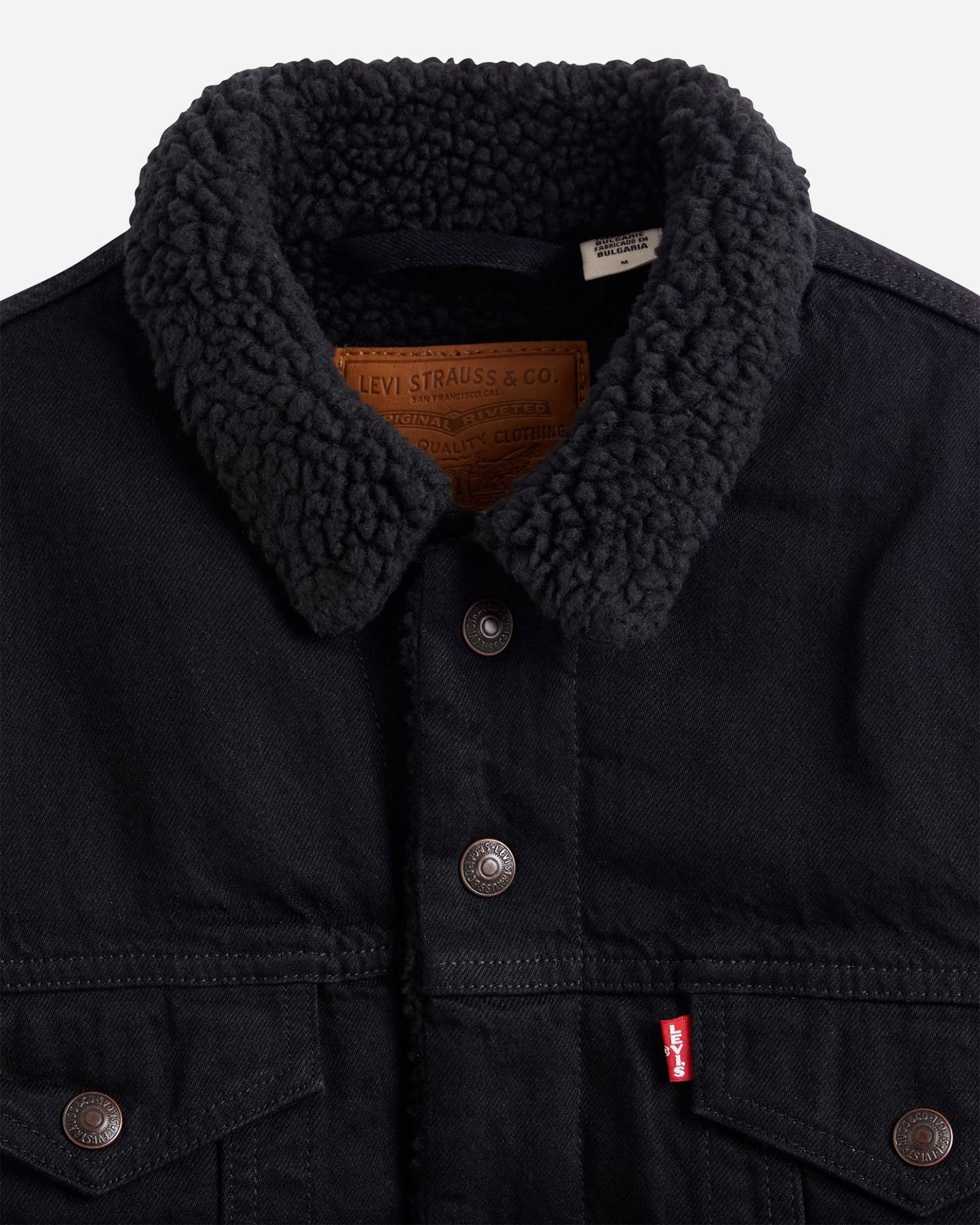 Giubbotto LEVI'S DENIM SHERPA M - Nero - 4 | Cisalfa Sport
