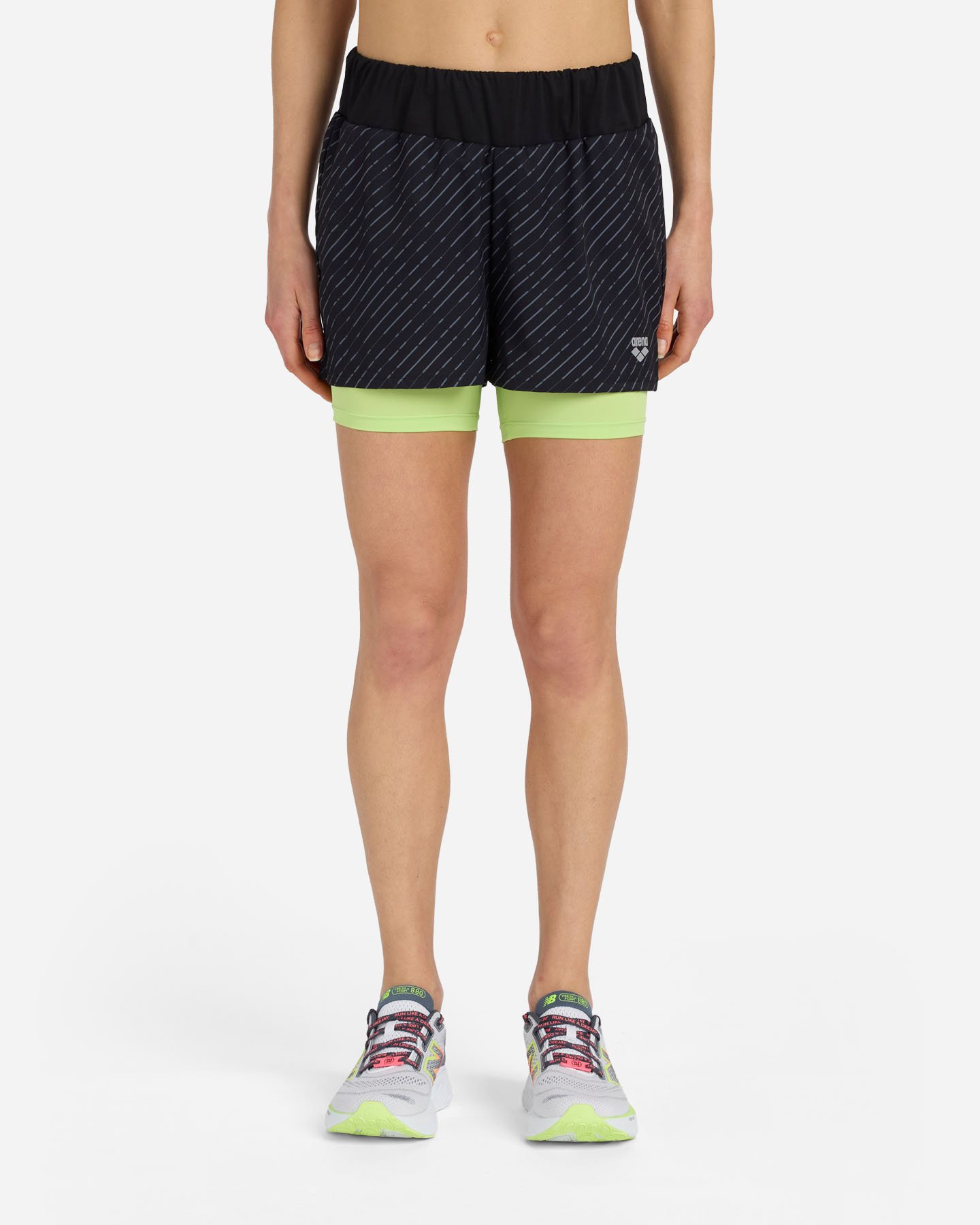 Short running ARENA ATHLETIC RUN W - Nero - 1 | Cisalfa Sport