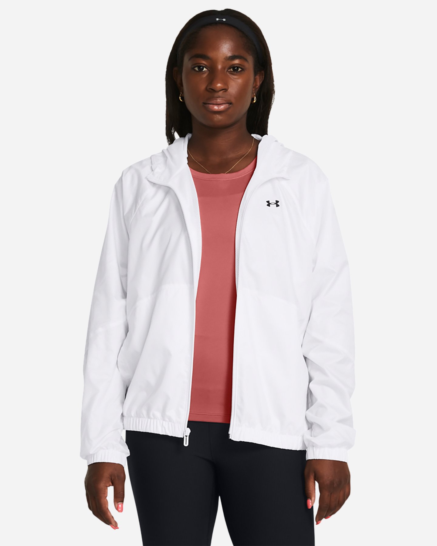 Felpa training UNDER ARMOUR RIVAL SPORT WINDBREAKER W - Bianco - 0 | Cisalfa Sport