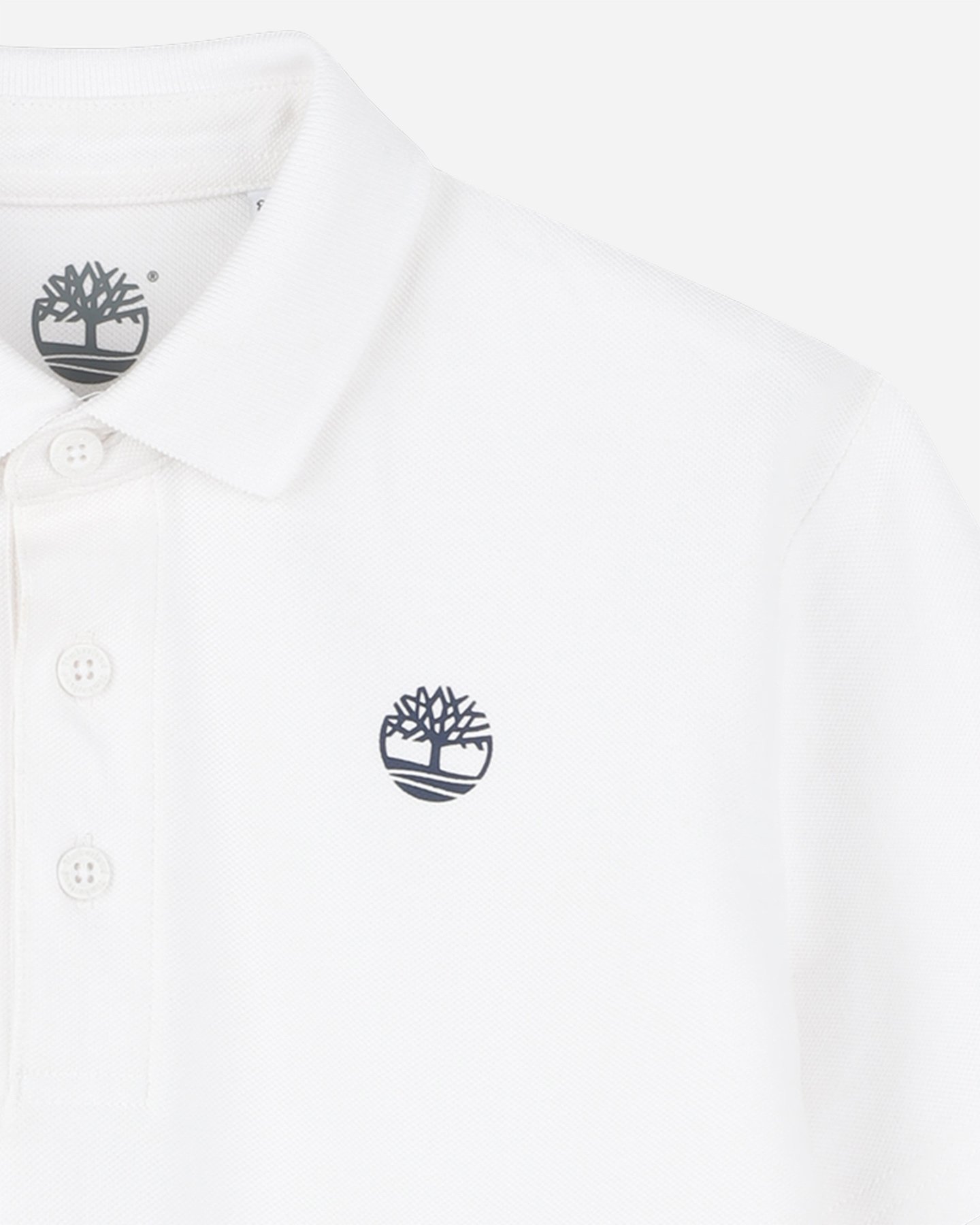Polo TIMBERLAND PIQUET SMALL LOGO JR - Bianco - 2 | Cisalfa Sport