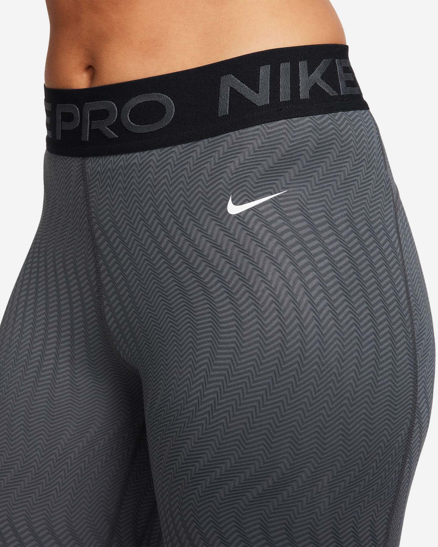 Leggings NIKE PRO ALL OVER PRINTED W - Grigio - 3 | Cisalfa Sport