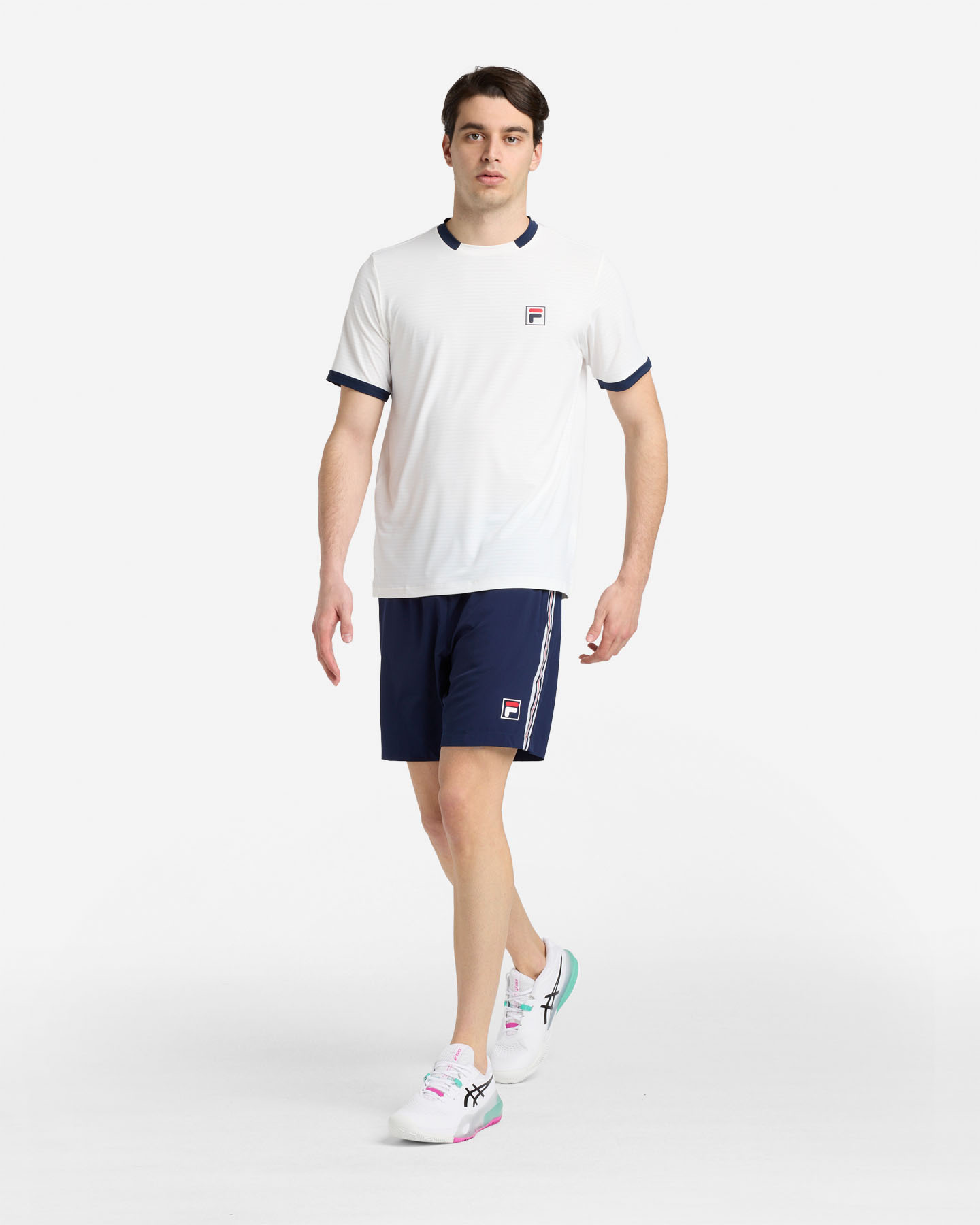 T-shirt tennis FILA COURT LINE M - Bianco - 2 | Cisalfa Sport