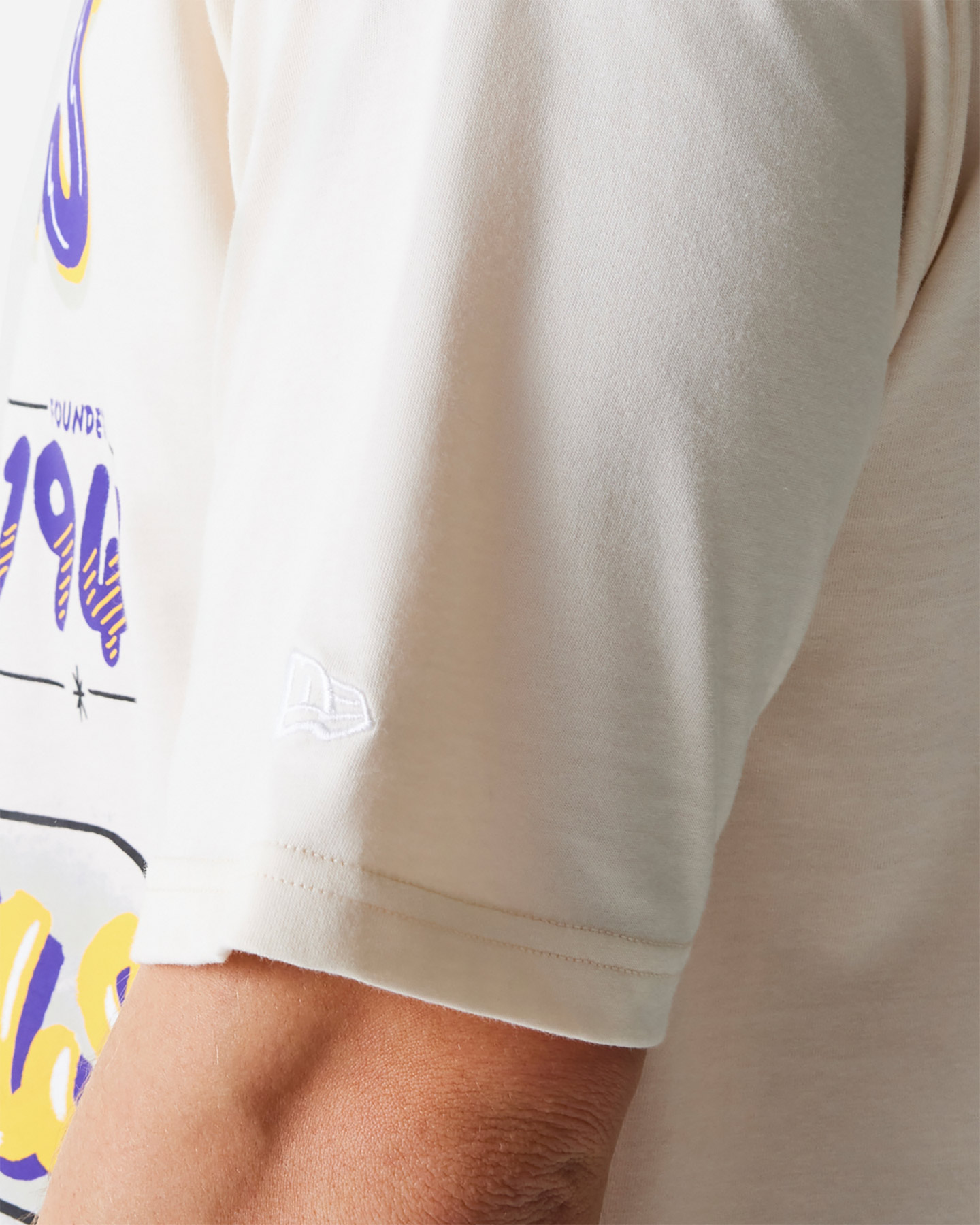 Maglia basket NEW ERA GRAPHIC LOS ANGELES LAKERS M - Bianco - 3 | Cisalfa Sport