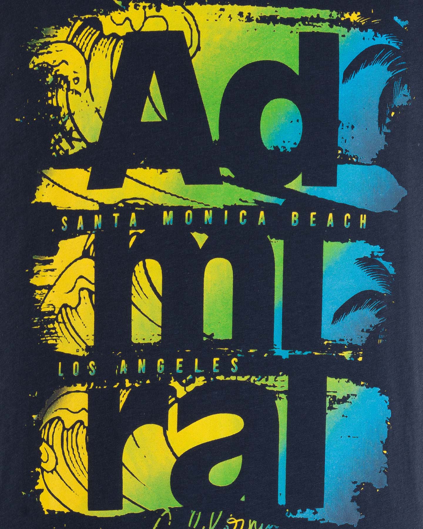 T-shirt ADMIRAL ST WRITTEN JR - Blu - 2 | Cisalfa Sport