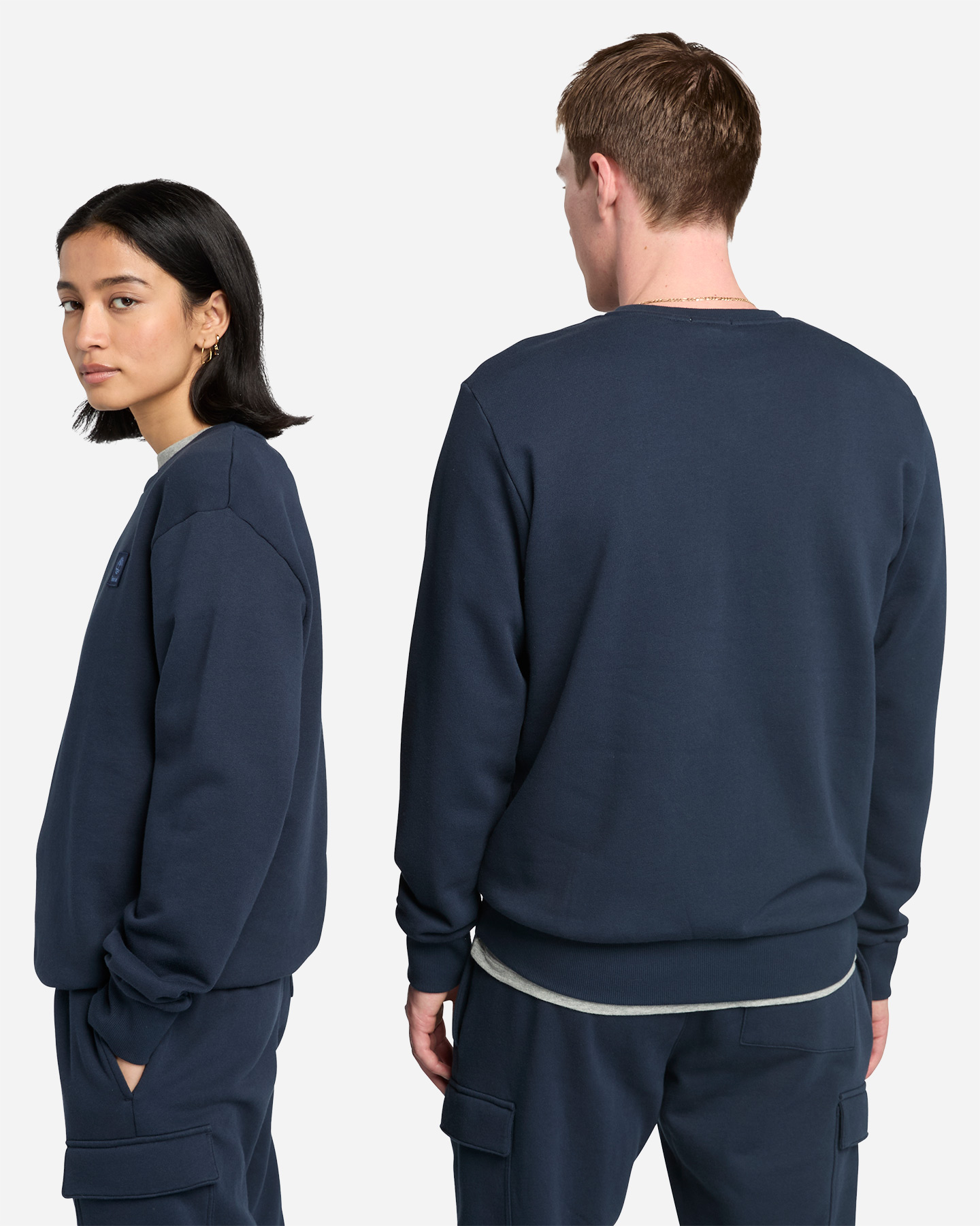 Felpa TIMBERLAND SMALL PATCH M - Blu - 2 | Cisalfa Sport