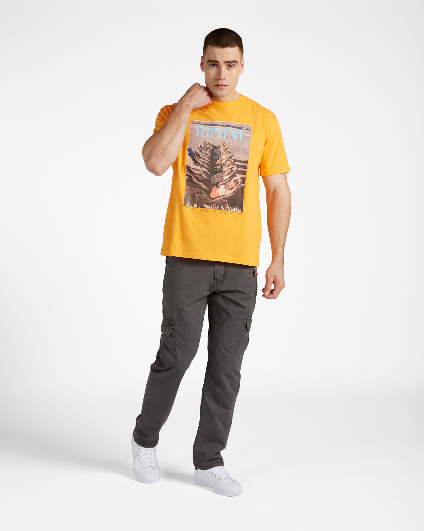 T-shirt BEST COMPANY ST CAPRI M - Arancione - 1 | Cisalfa Sport