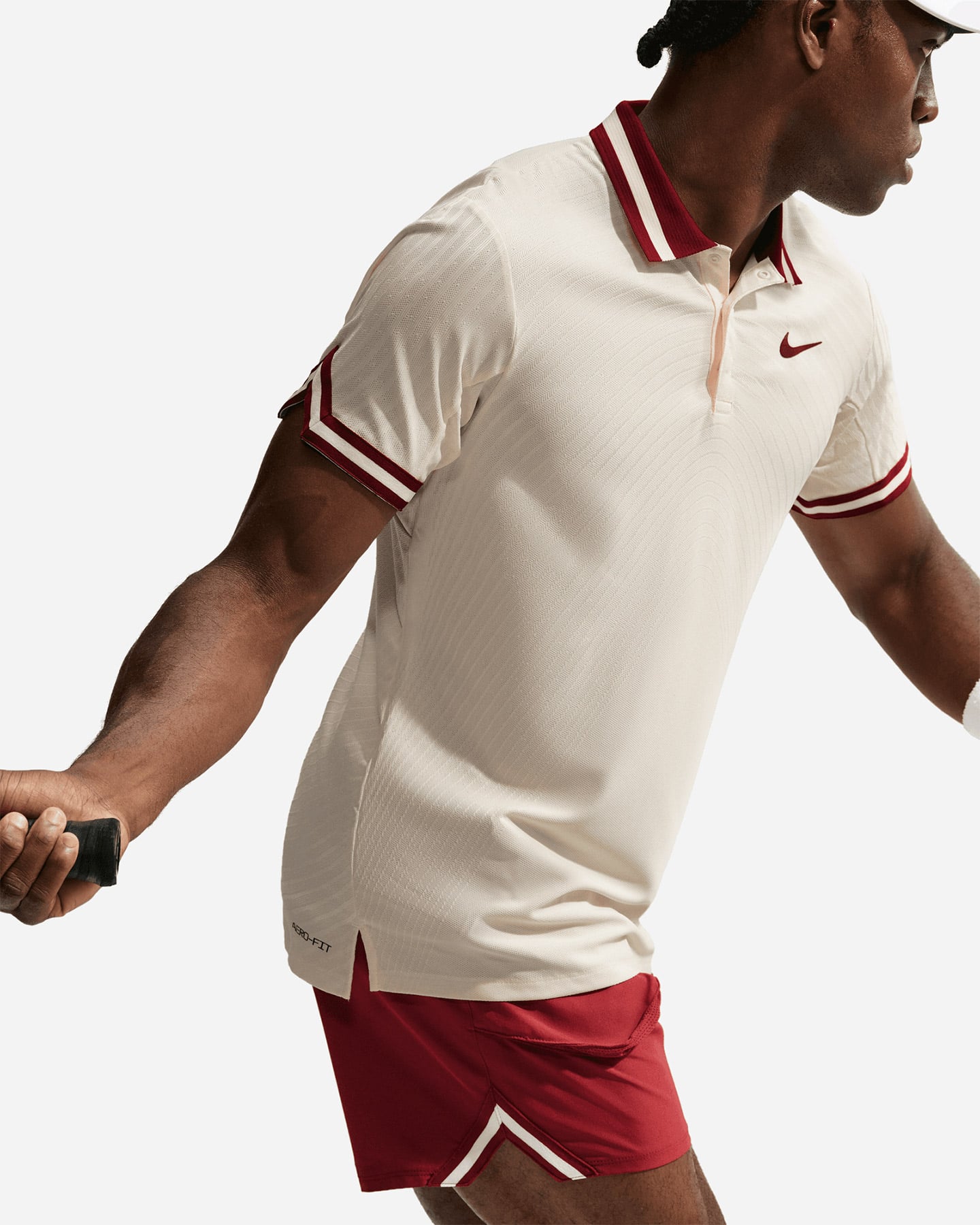 Polo tennis NIKE JANNIK AF SLAM M - Bianco - 4 | Cisalfa Sport
