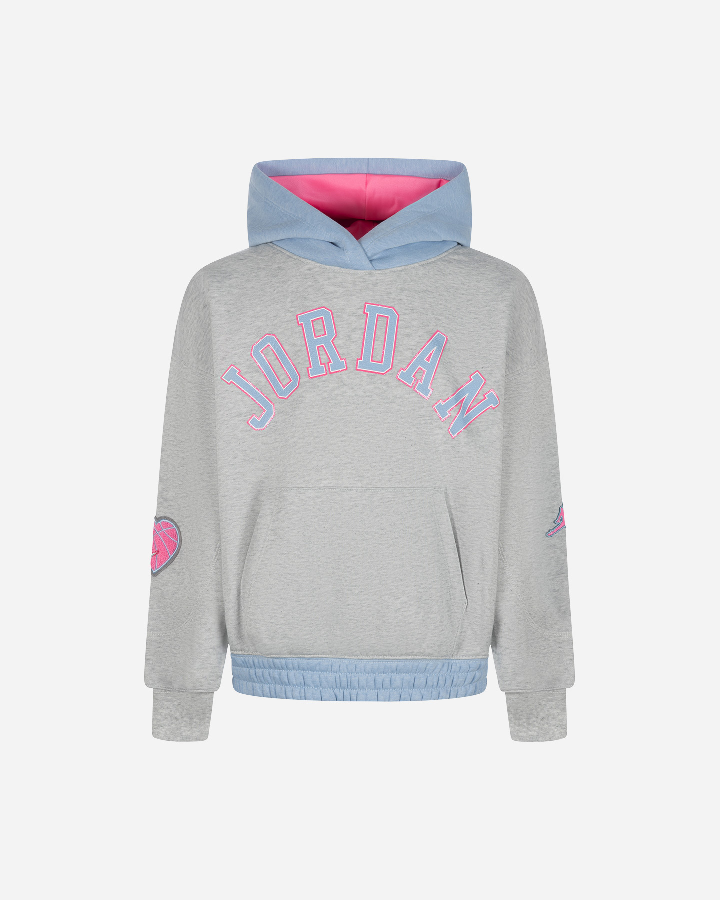 Felpa NIKE JORDAN COLOR BLOCK JR - Grigio - 0 | Cisalfa Sport