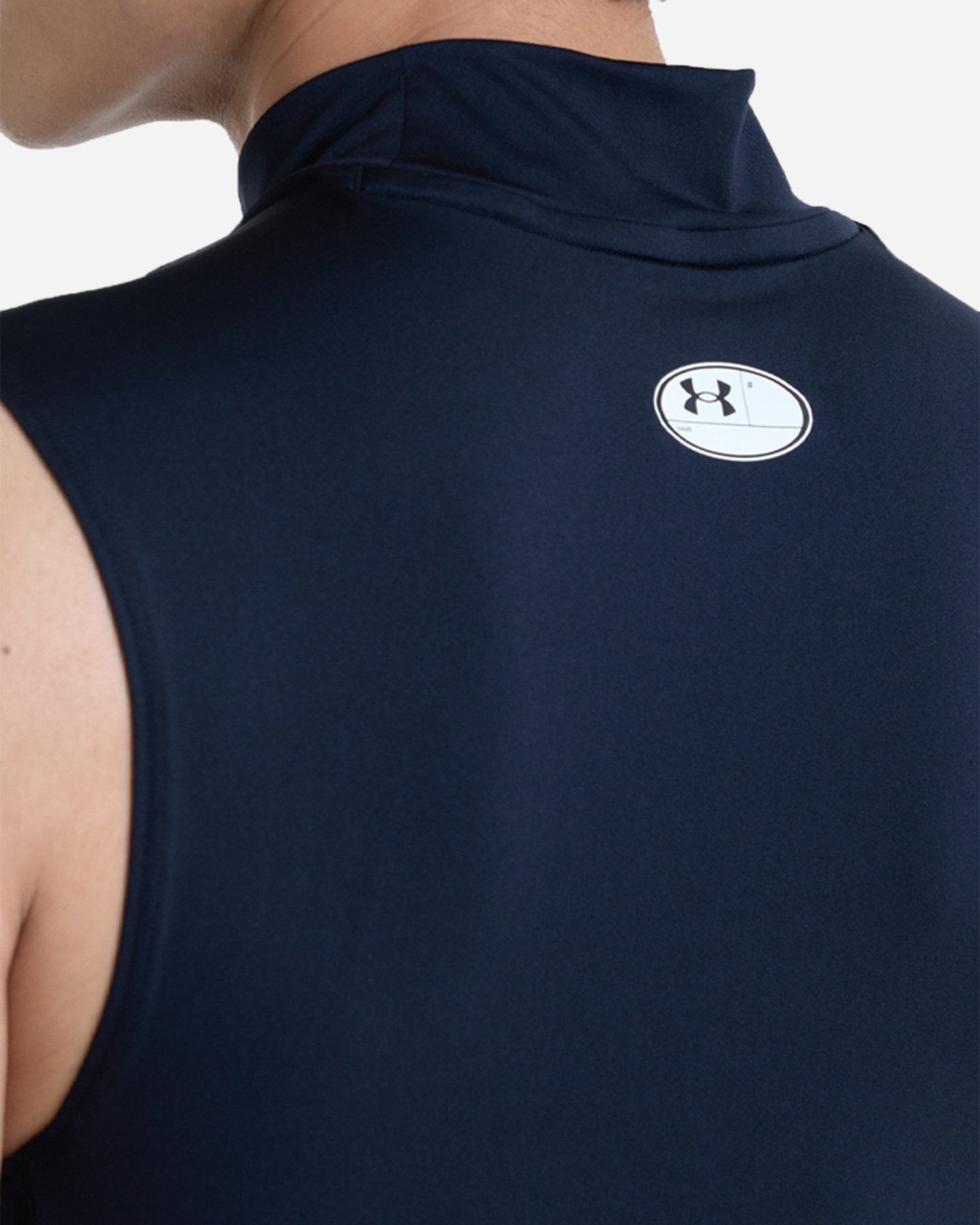 Canotta training UNDER ARMOUR HEATGEAR MOCK M - Nero - 5 | Cisalfa Sport
