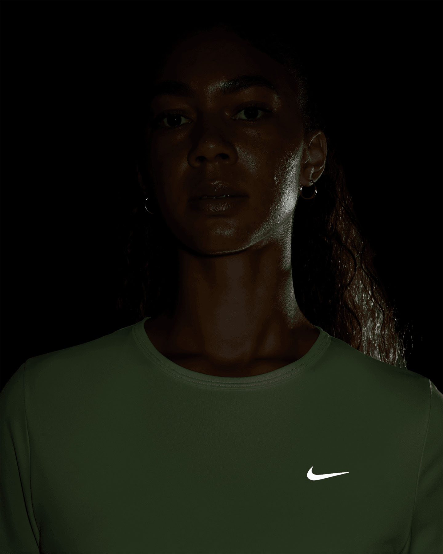 T-shirt running NIKE TEMPO W - Giallo - 3 | Cisalfa Sport