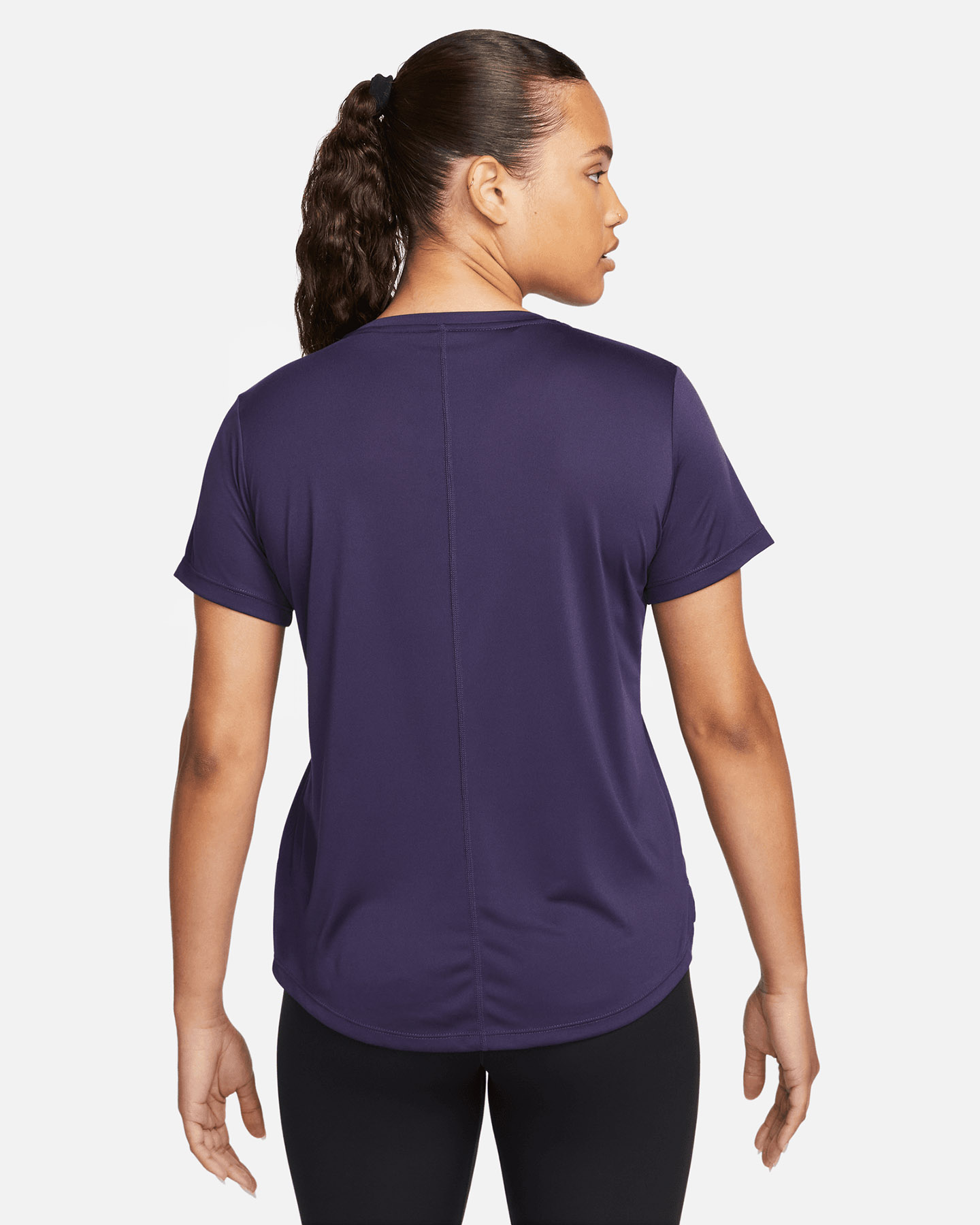 T-shirt running NIKE DRI FIT SWOOSH W - Blu - 1 | Cisalfa Sport