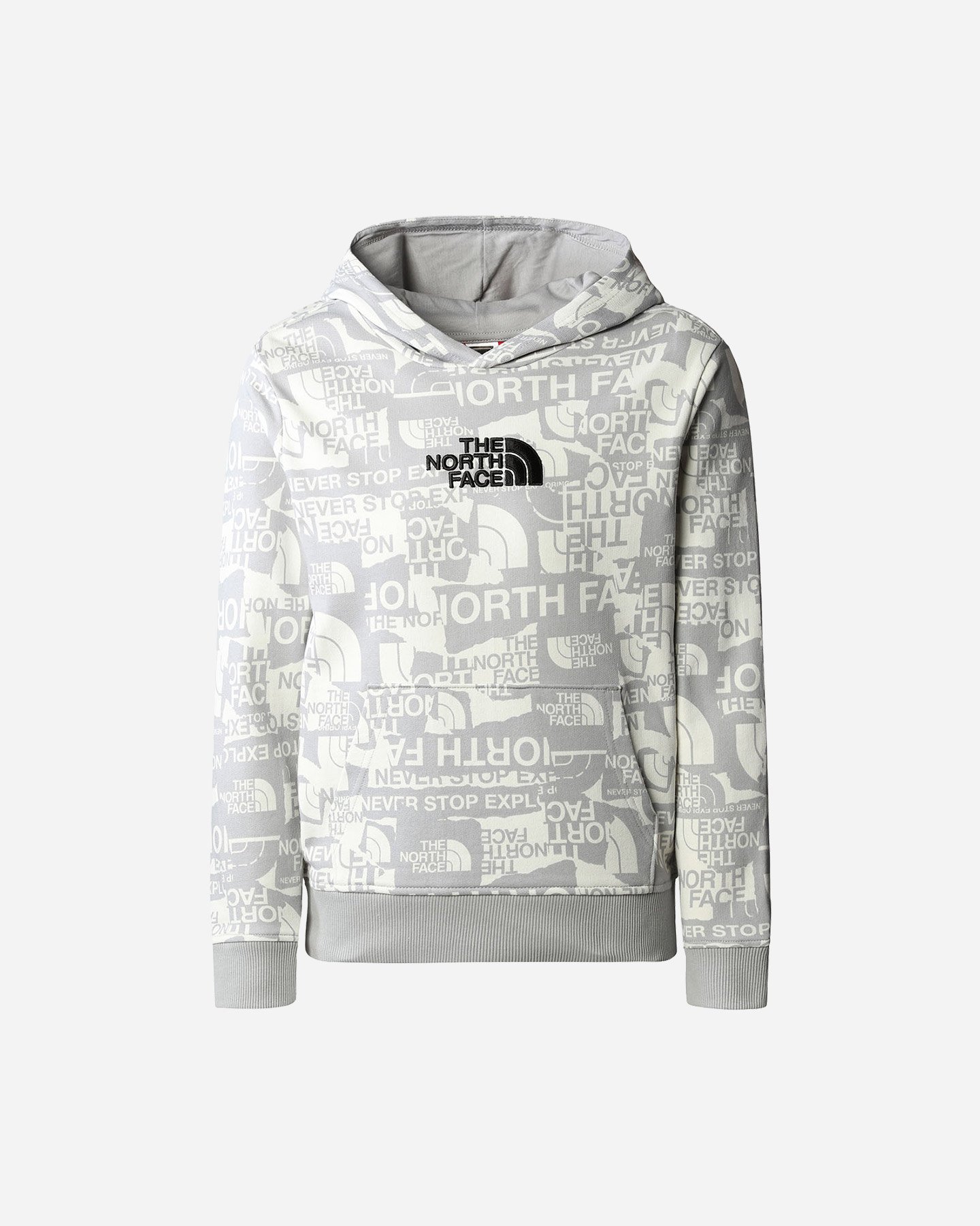 Felpa THE NORTH FACE LIGHT DREW PEAK JR - Grigio - 0 | Cisalfa Sport