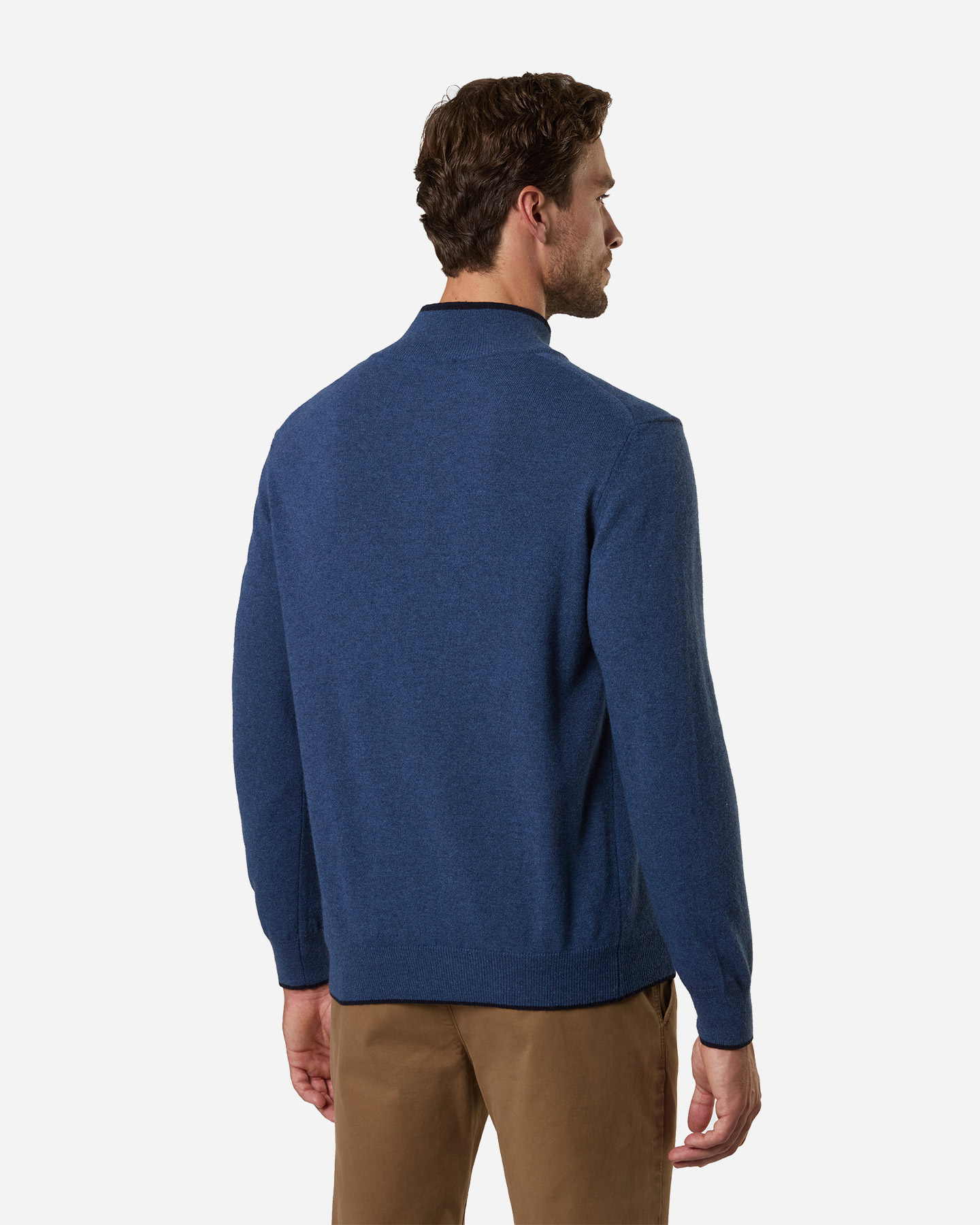 Maglione NORTH SAILS HALF ZIP CASHMERE M - Azzurro - 2 | Cisalfa Sport