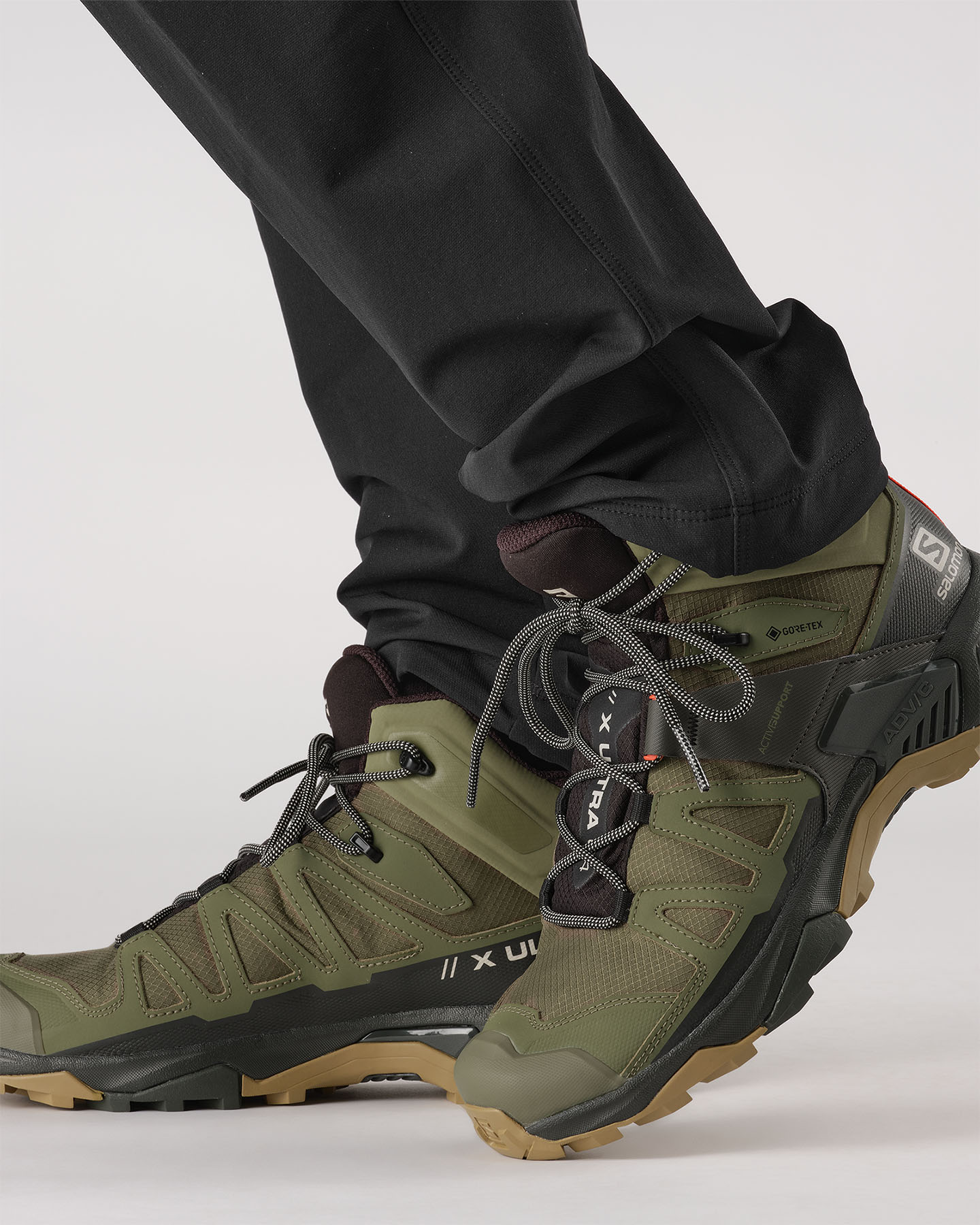Scarpe escursionismo SALOMON X ULTRA 4 MID GTX M - Verde - 4 | Cisalfa Sport