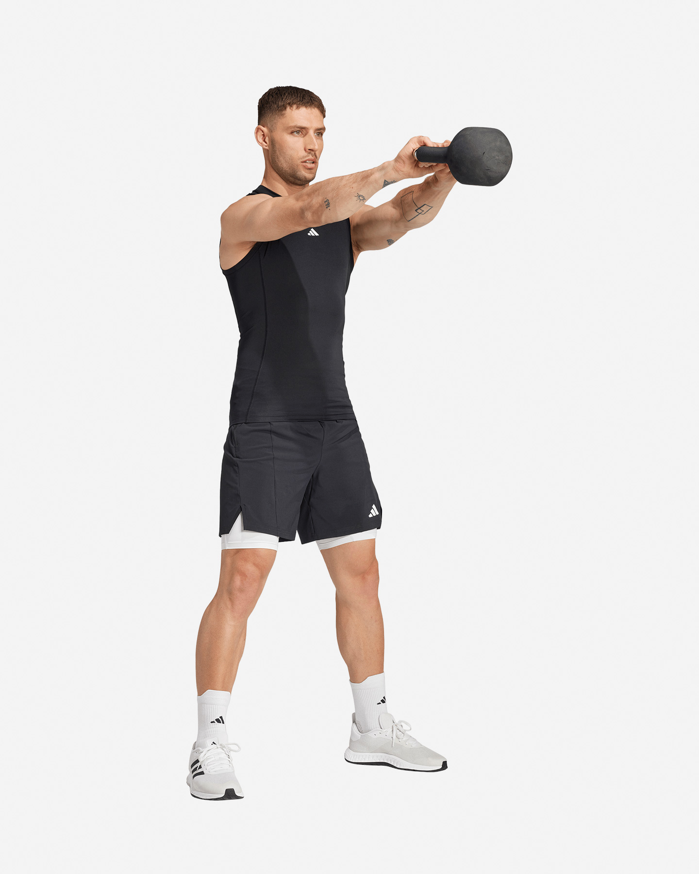 Canotta training ADIDAS TECHFIT COMPRESSION M - Nero - 3 | Cisalfa Sport