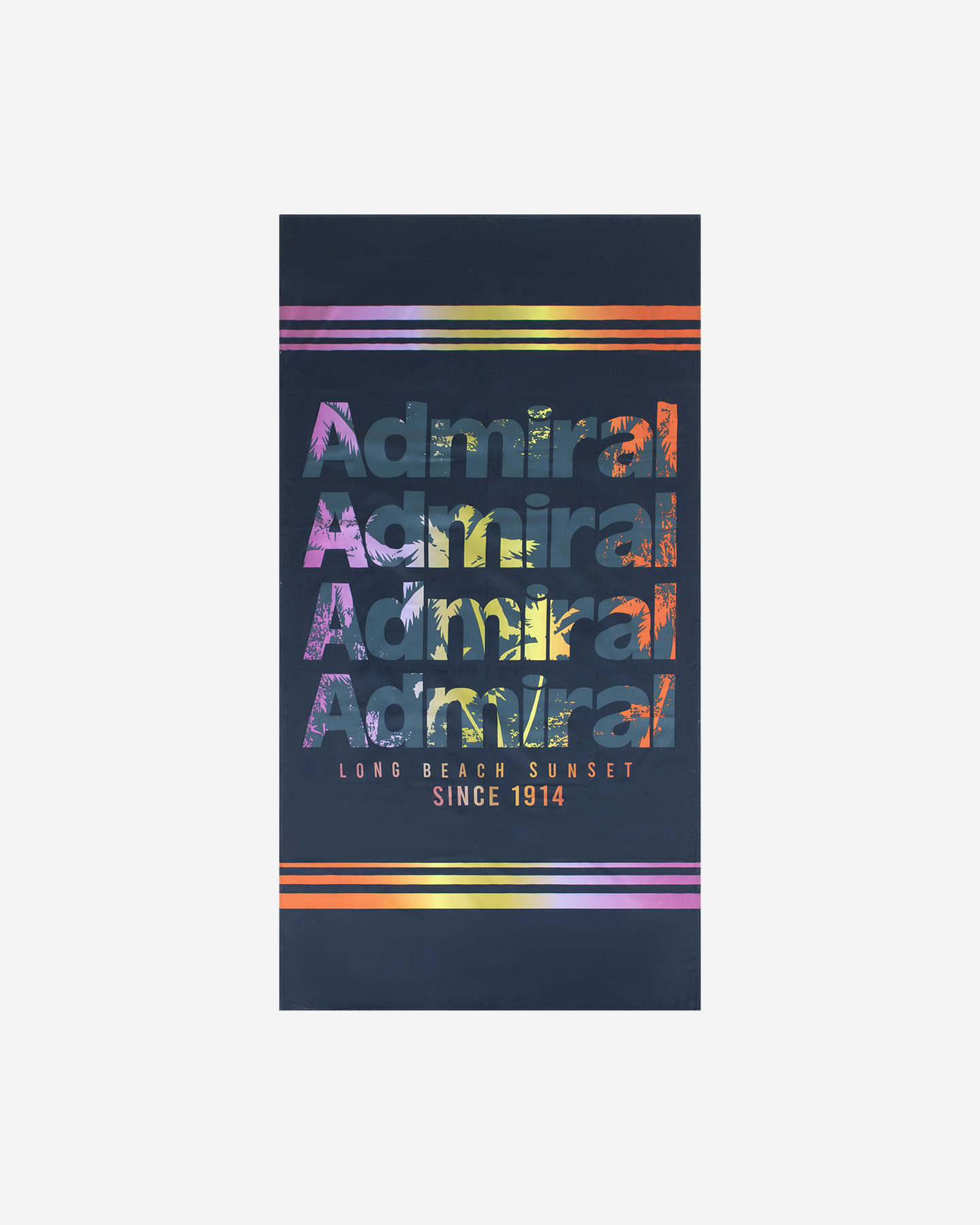 Telo mare ADMIRAL ALLOVER BRAND  - Blu Navy - 0 | Cisalfa Sport