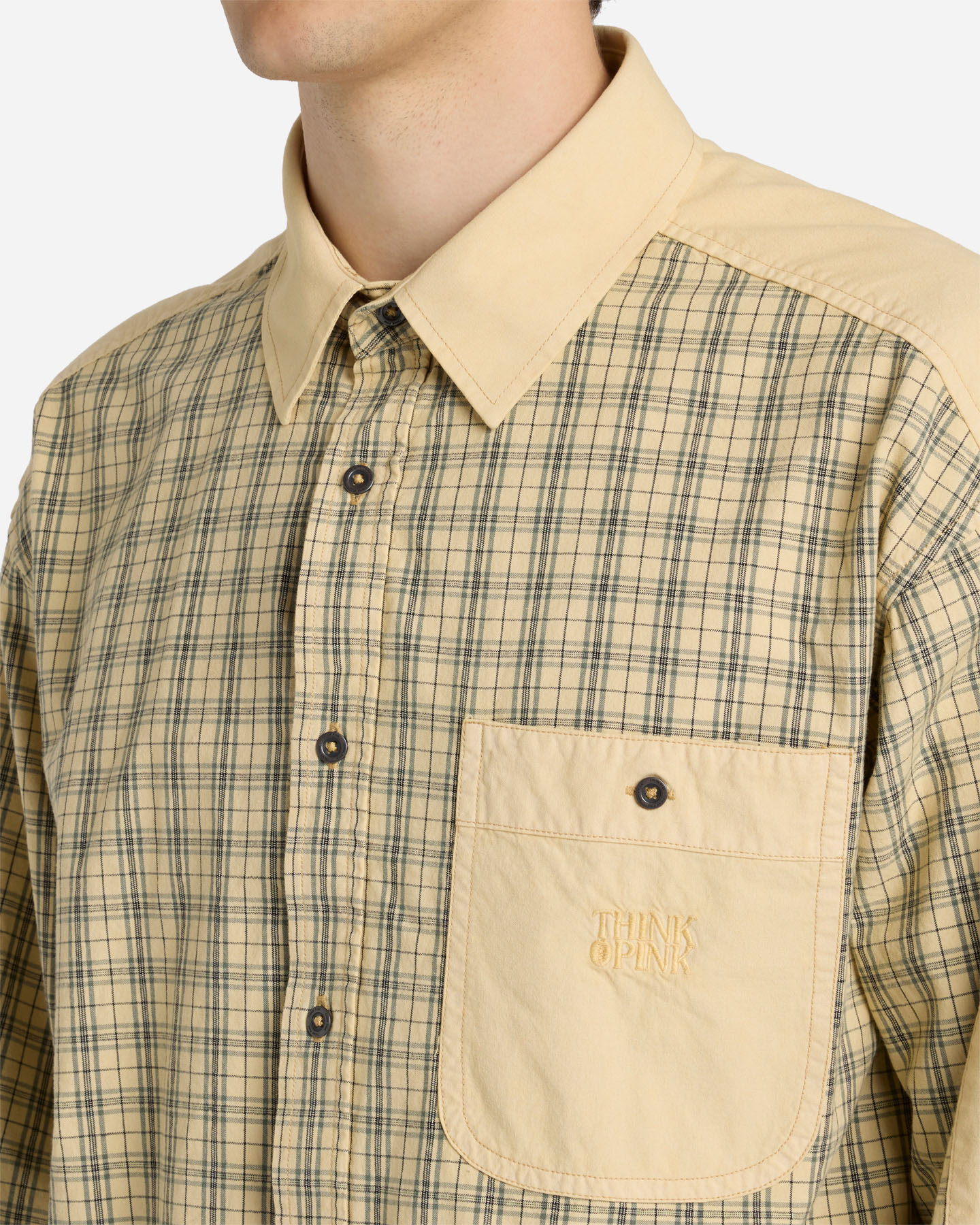 Camicia THINK PINK GOPCORE M - Beige - 5 | Cisalfa Sport