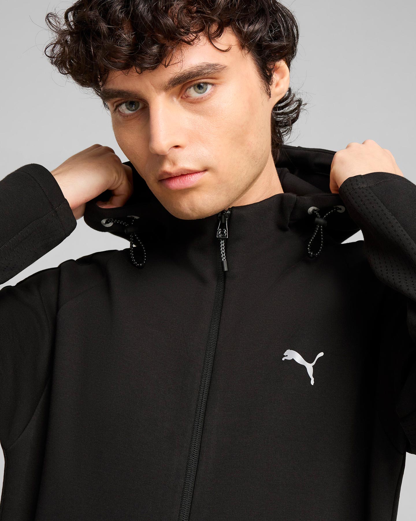 Felpa PUMA EVOSTRIPE KNIT M - Nero - 3 | Cisalfa Sport