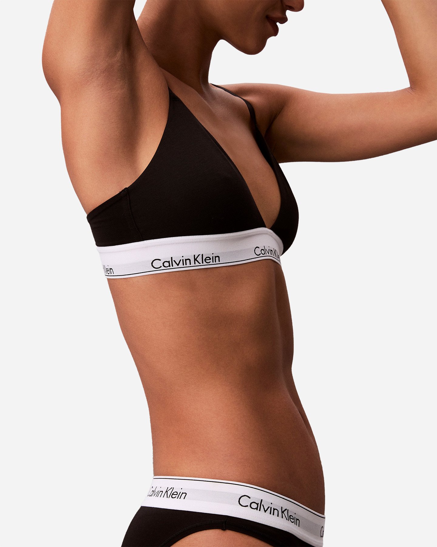 Intimo CALVIN KLEIN UNDERWEAR LIGHTLY LINED TRIANGLE W - Nero - 5 | Cisalfa Sport