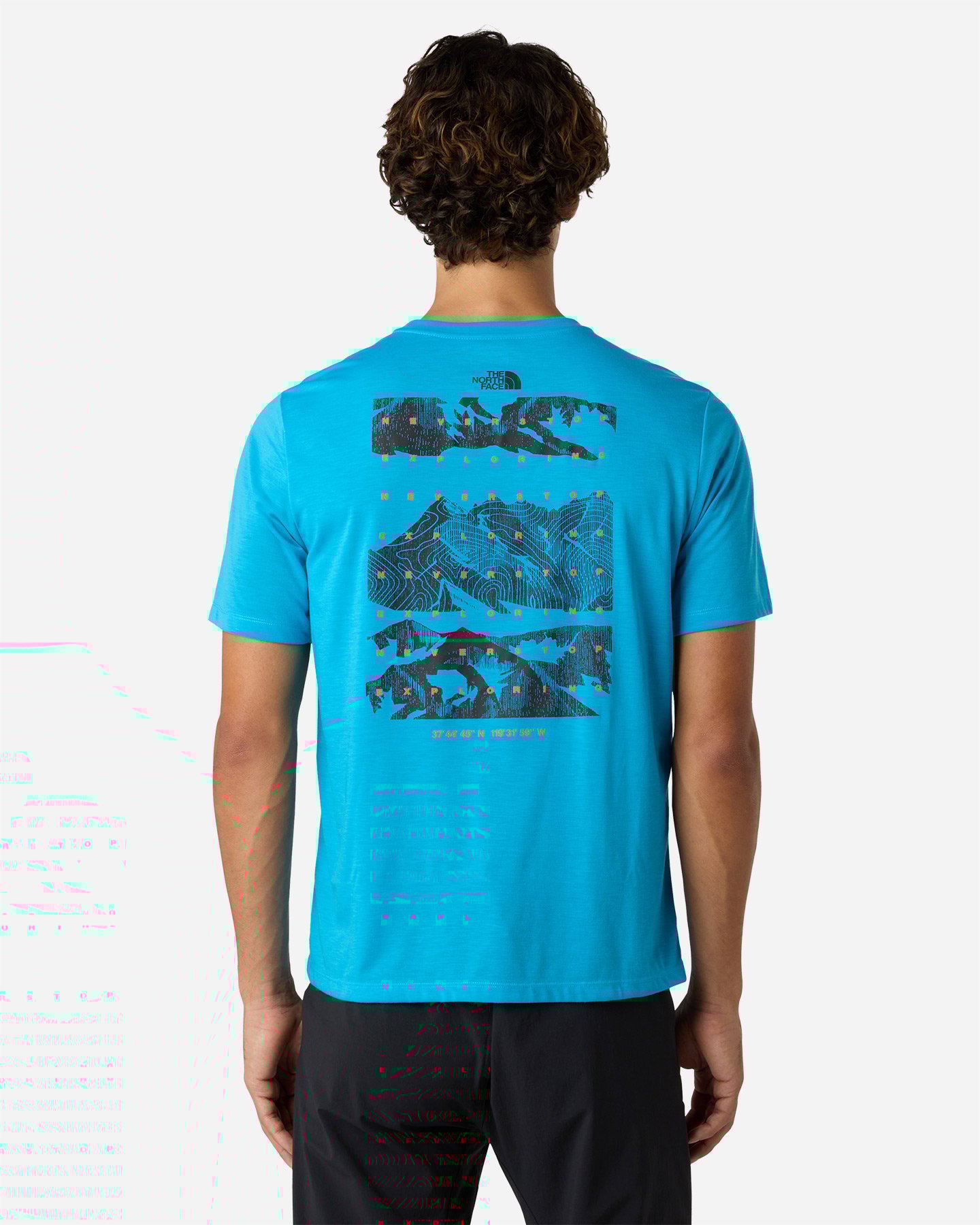 T-shirt THE NORTH FACE FOUNDATION MOUNTAIN M - Blu - 3 | Cisalfa Sport