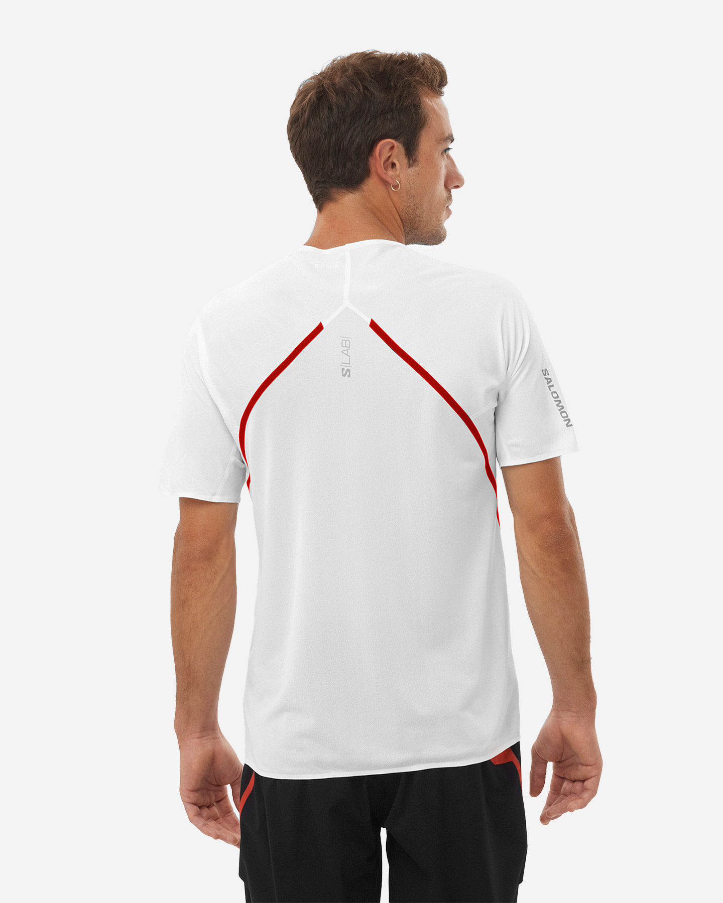 T-shirt running SALOMON S-LAB SPEED M - Bianco - 3 | Cisalfa Sport