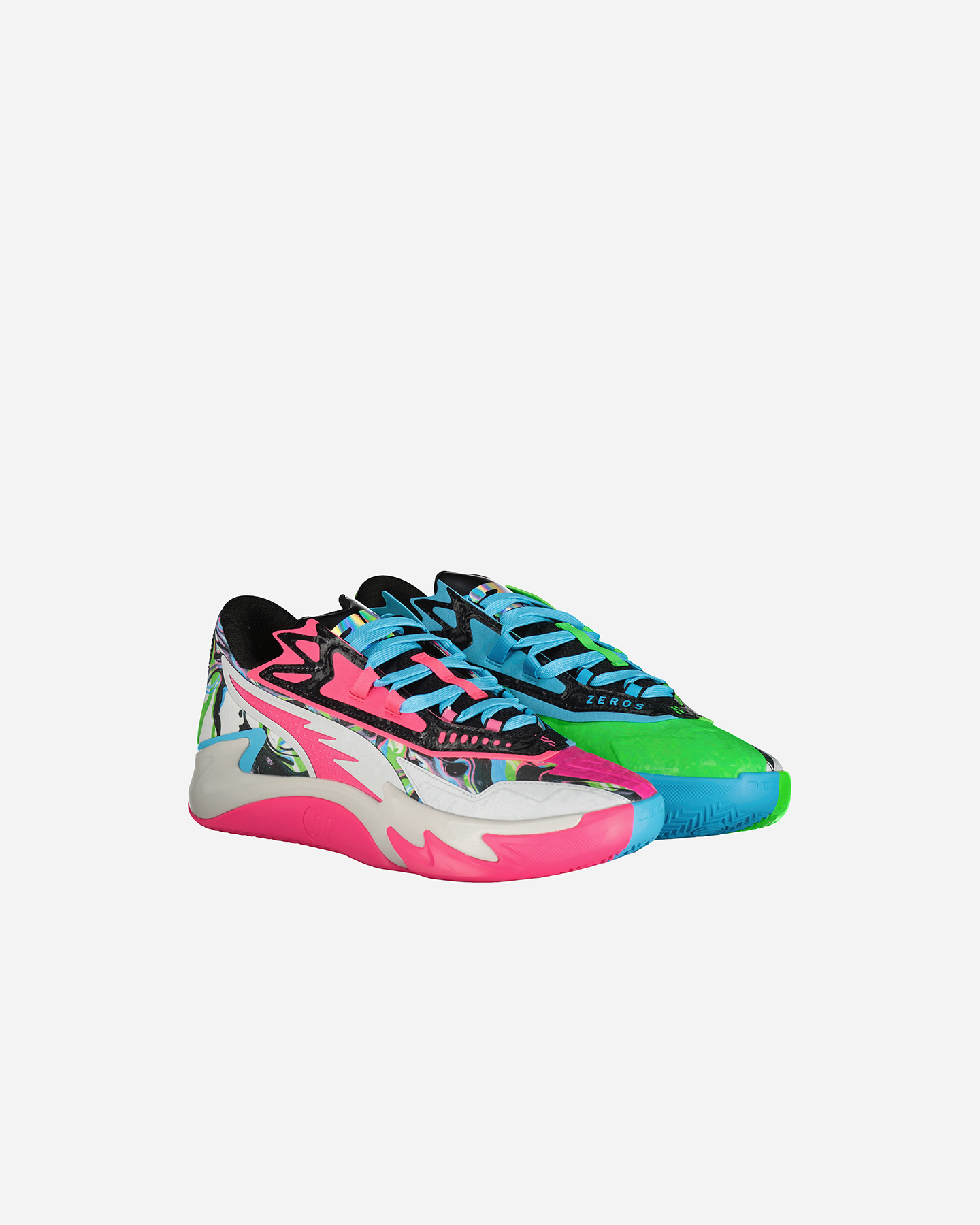 Scarpe basket PUMA SCOOT ZEROS II 2K JR - Azzurro - 2 | Cisalfa Sport