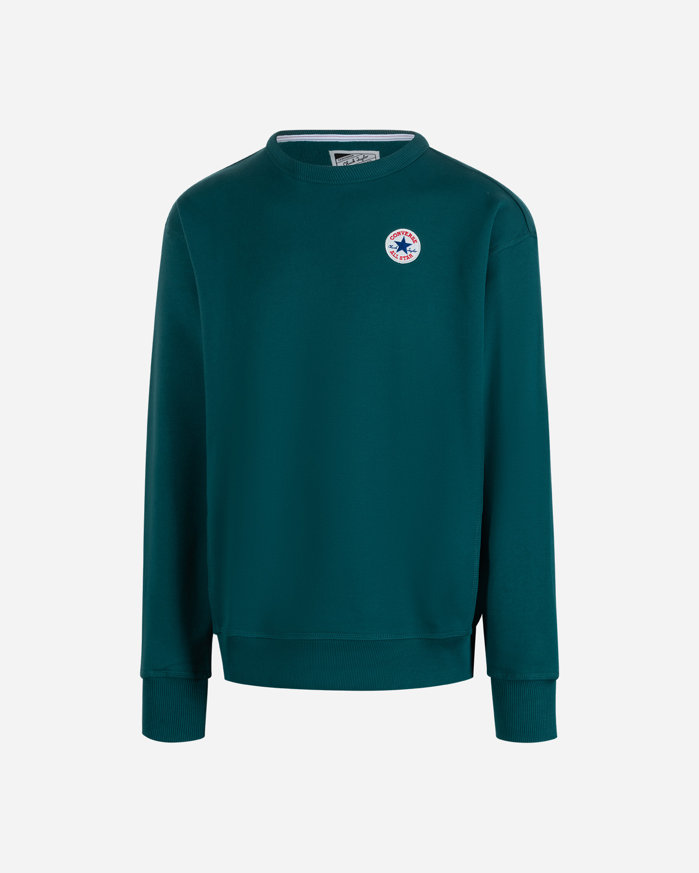 Felpa CONVERSE CHUCK PATCH M - Verde - 0 | Cisalfa Sport