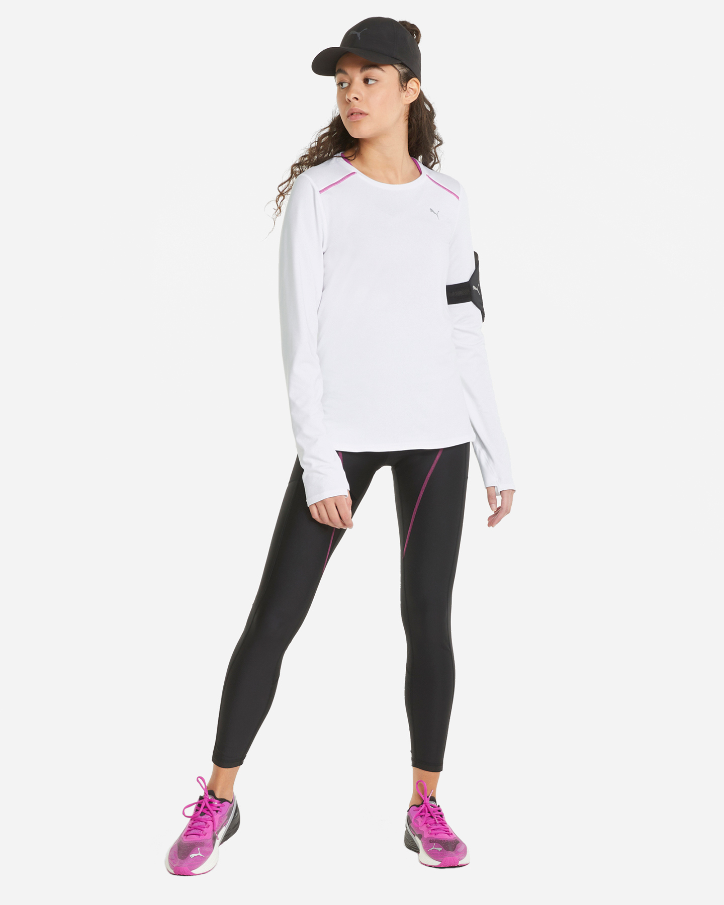 Maglia running PUMA RUN CLOUDSPUN MARATHON W - Bianco - 5 | Cisalfa Sport