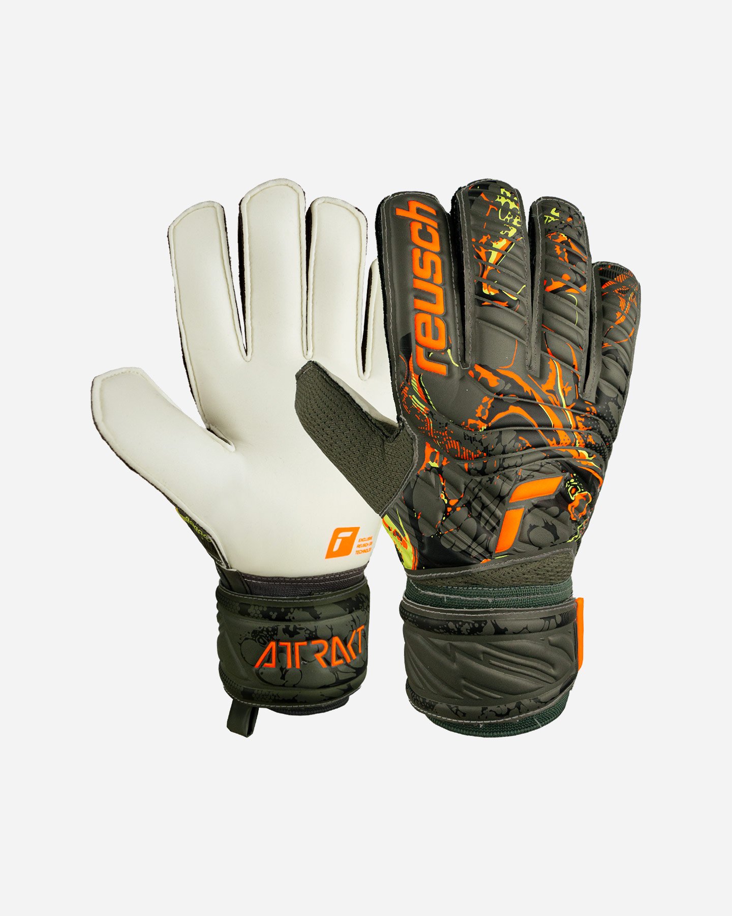 Guanti portiere REUSCH ATTRAKT SOLID  - Color mix - 0 | Cisalfa Sport