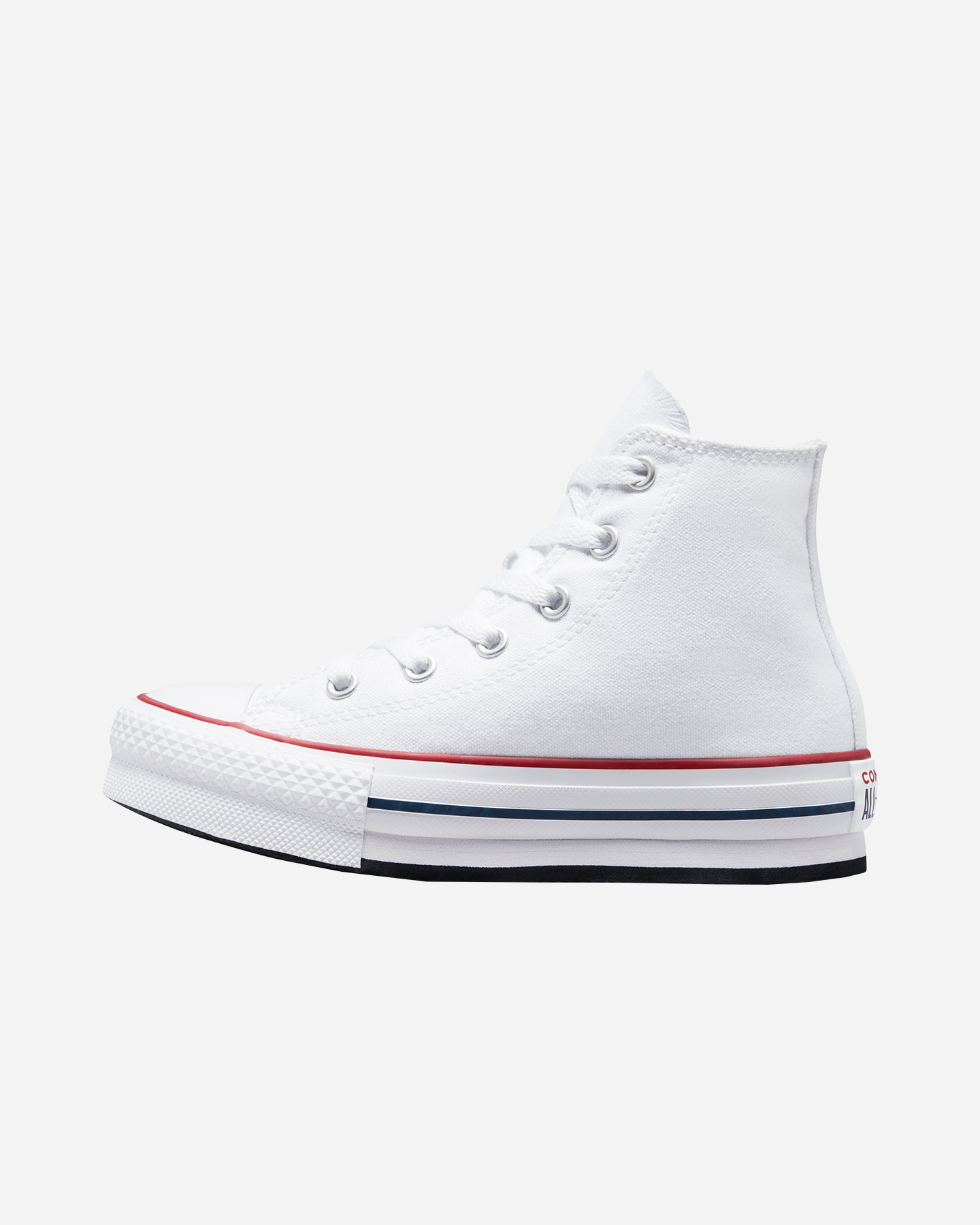 Scarpe sneakers CONVERSE CHUCK TAYLOR ALL STAR HIGH EVA LIFT PS JR - Bianco - 5 | Cisalfa Sport