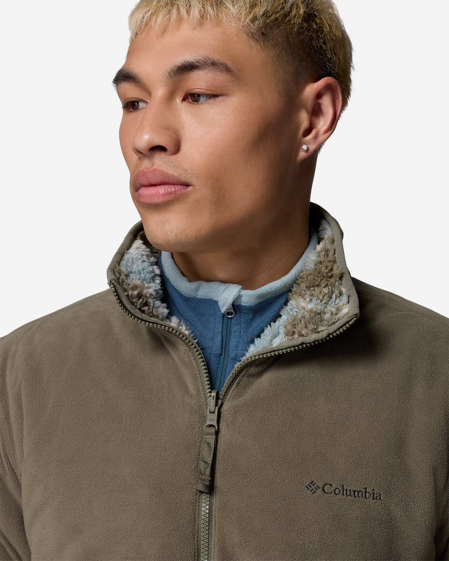 Felpa COLUMBIA WINTER PASS M - Verde - 4 | Cisalfa Sport