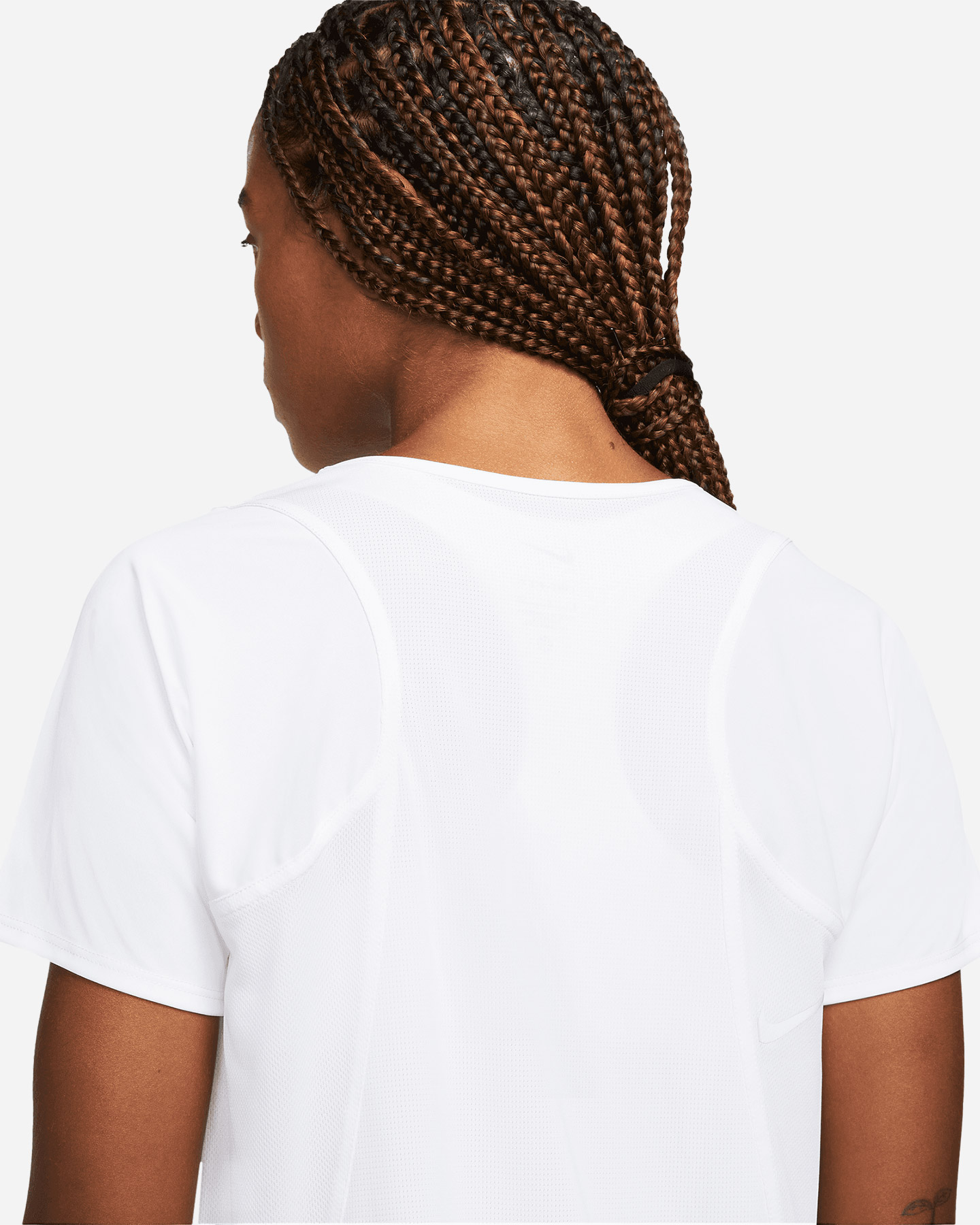 T-shirt running NIKE RACE W - Bianco - 5 | Cisalfa Sport