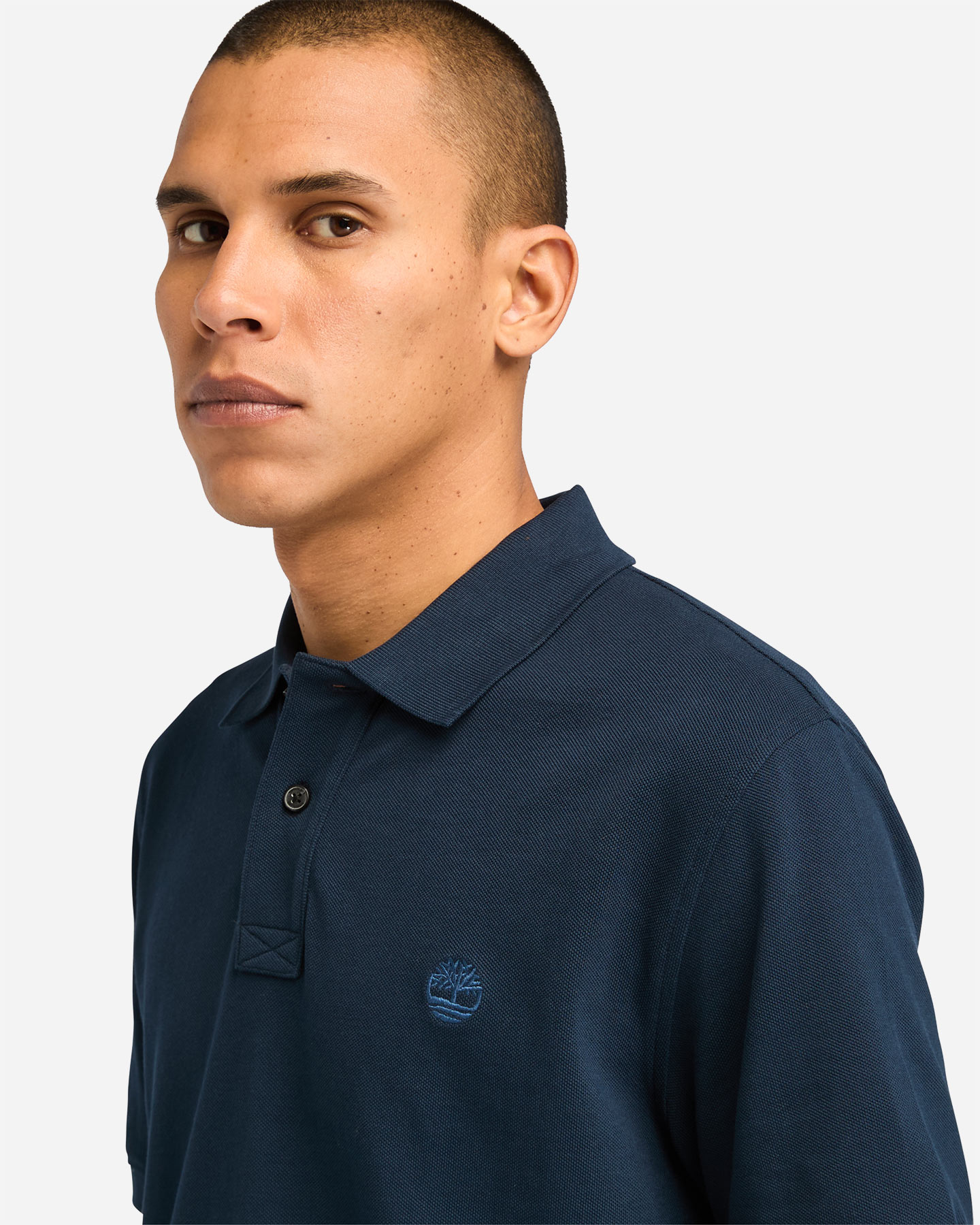 Polo TIMBERLAND SMALL LOGO M - Blu Navy - 4 | Cisalfa Sport
