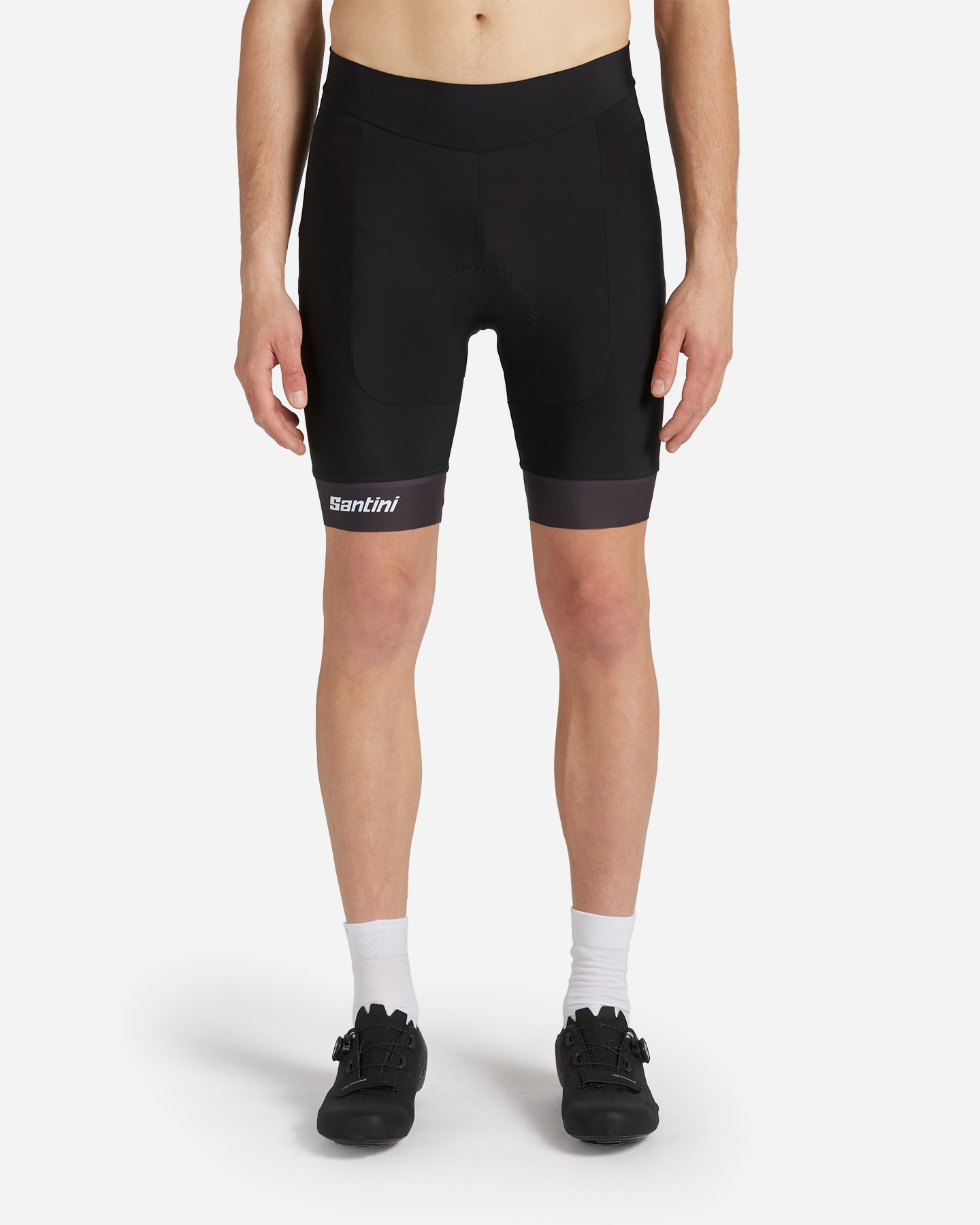 Short ciclismo SANTINI RACING VIRTUS + GILEVO W - Nero - 0 | Cisalfa Sport