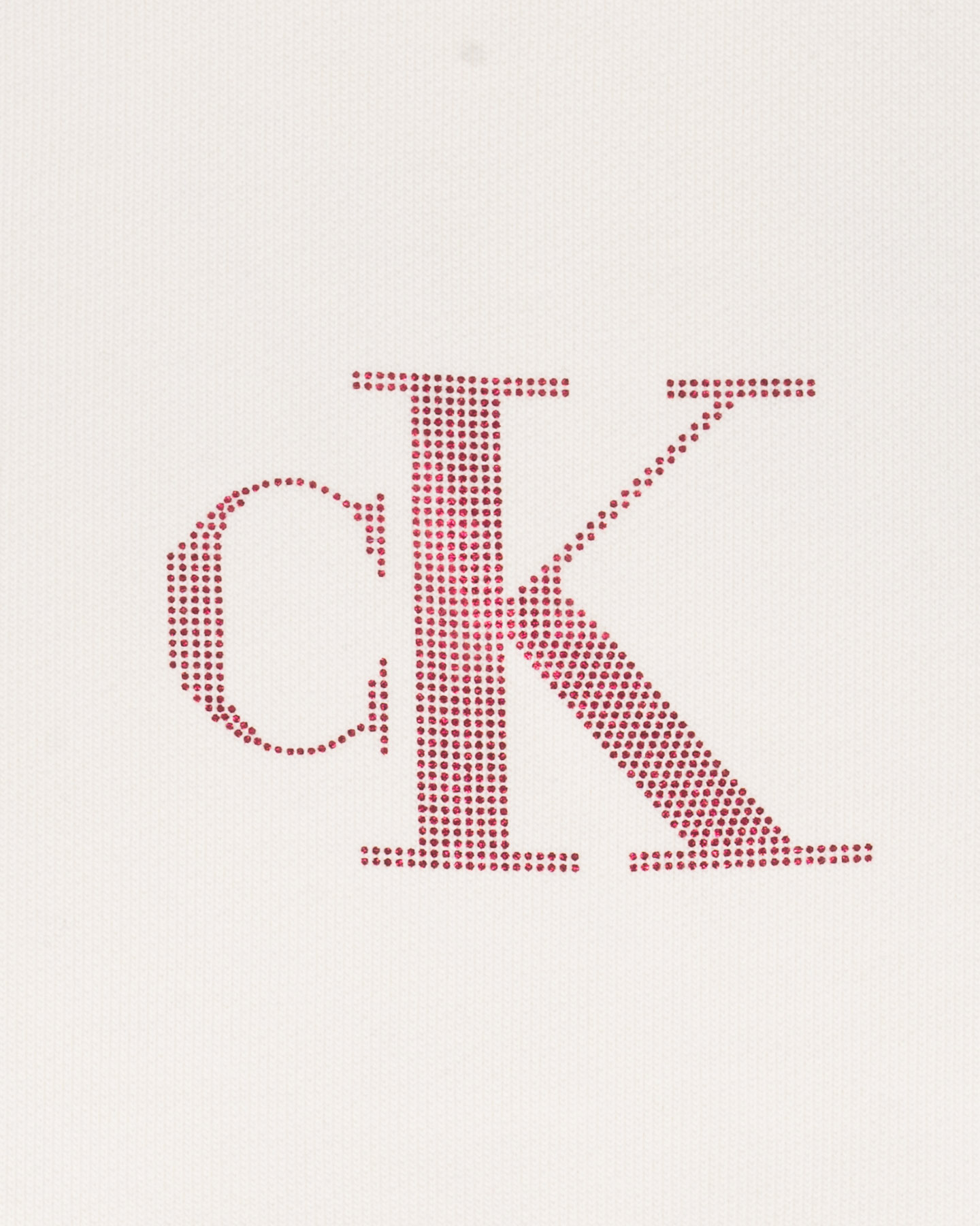 Felpa CALVIN KLEIN JEANS LOGO CLASSIC W - Bianco - 2 | Cisalfa Sport