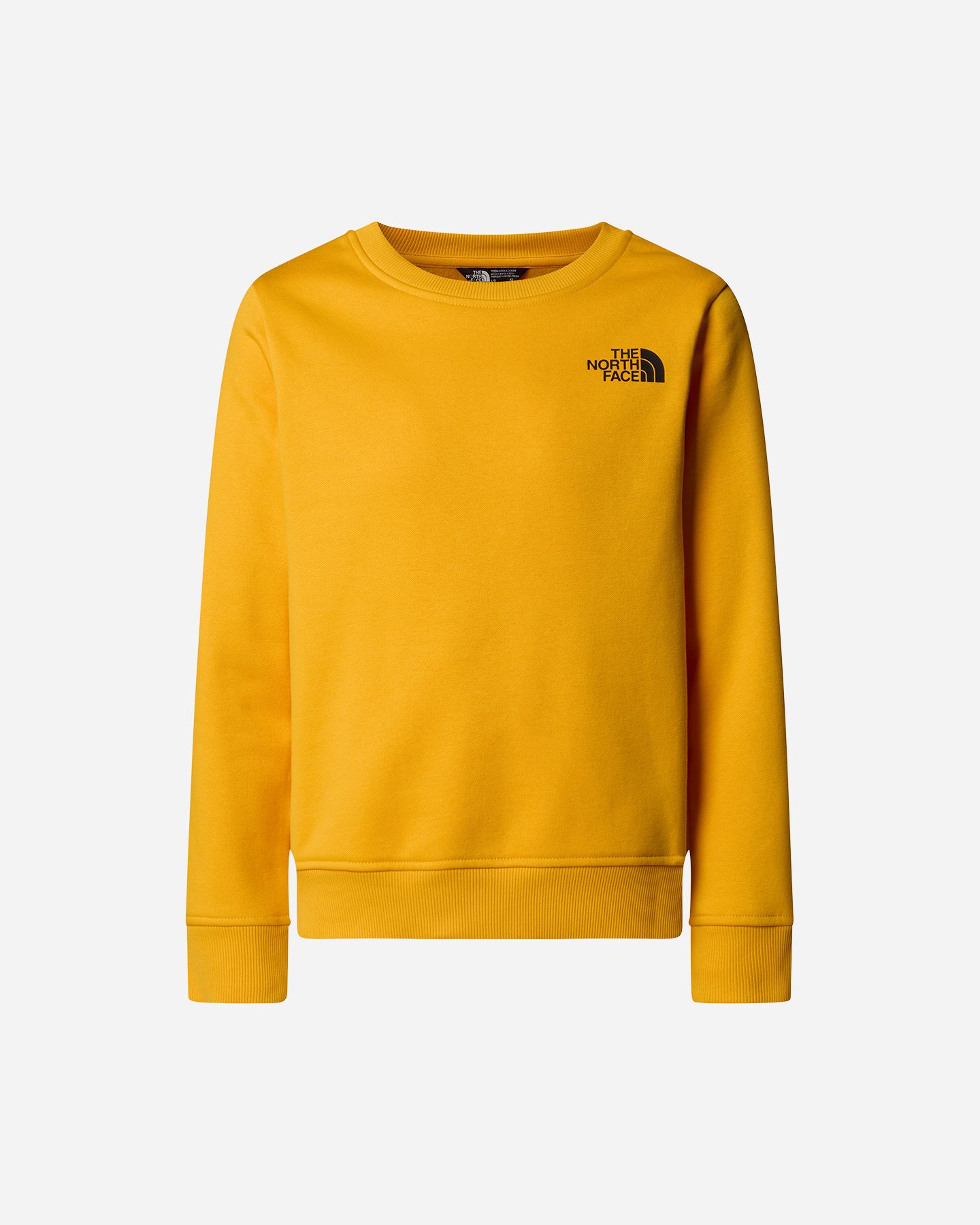 Felpa THE NORTH FACE LOGO BOX JR - Giallo - 0 | Cisalfa Sport