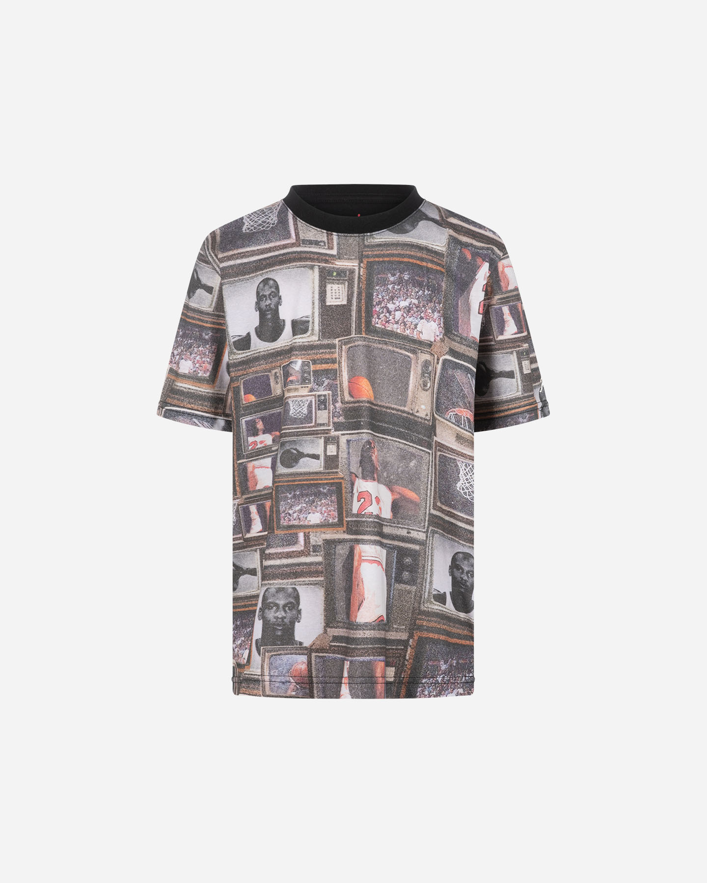 T-shirt NIKE JORDAN ALL OVER PRINTED TELEVISION JR - Nero - 0 | Cisalfa Sport