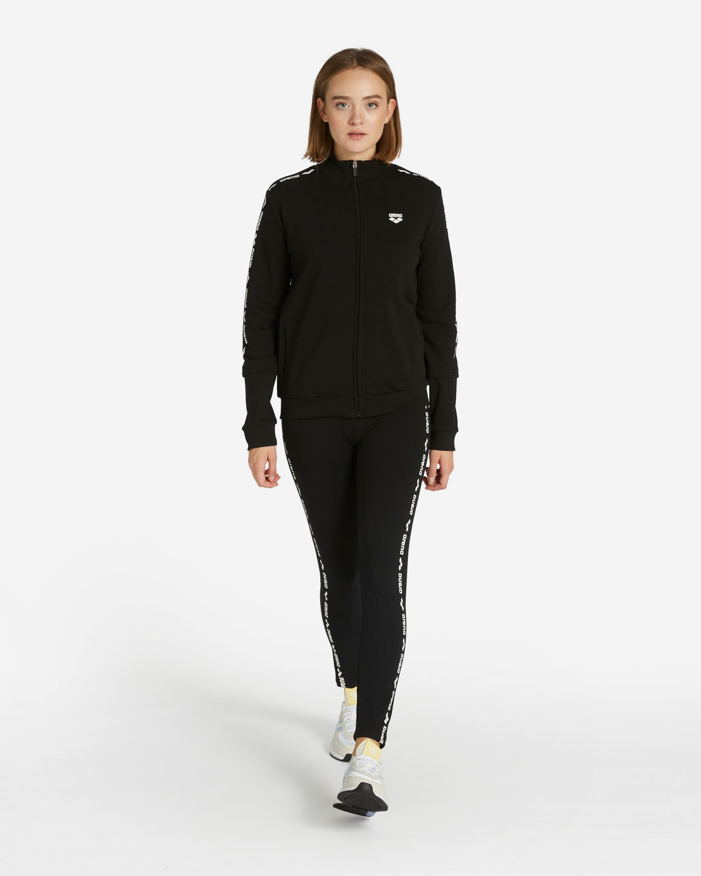 Felpa ARENA BASIC ATHLETICS W - Nero - 3 | Cisalfa Sport