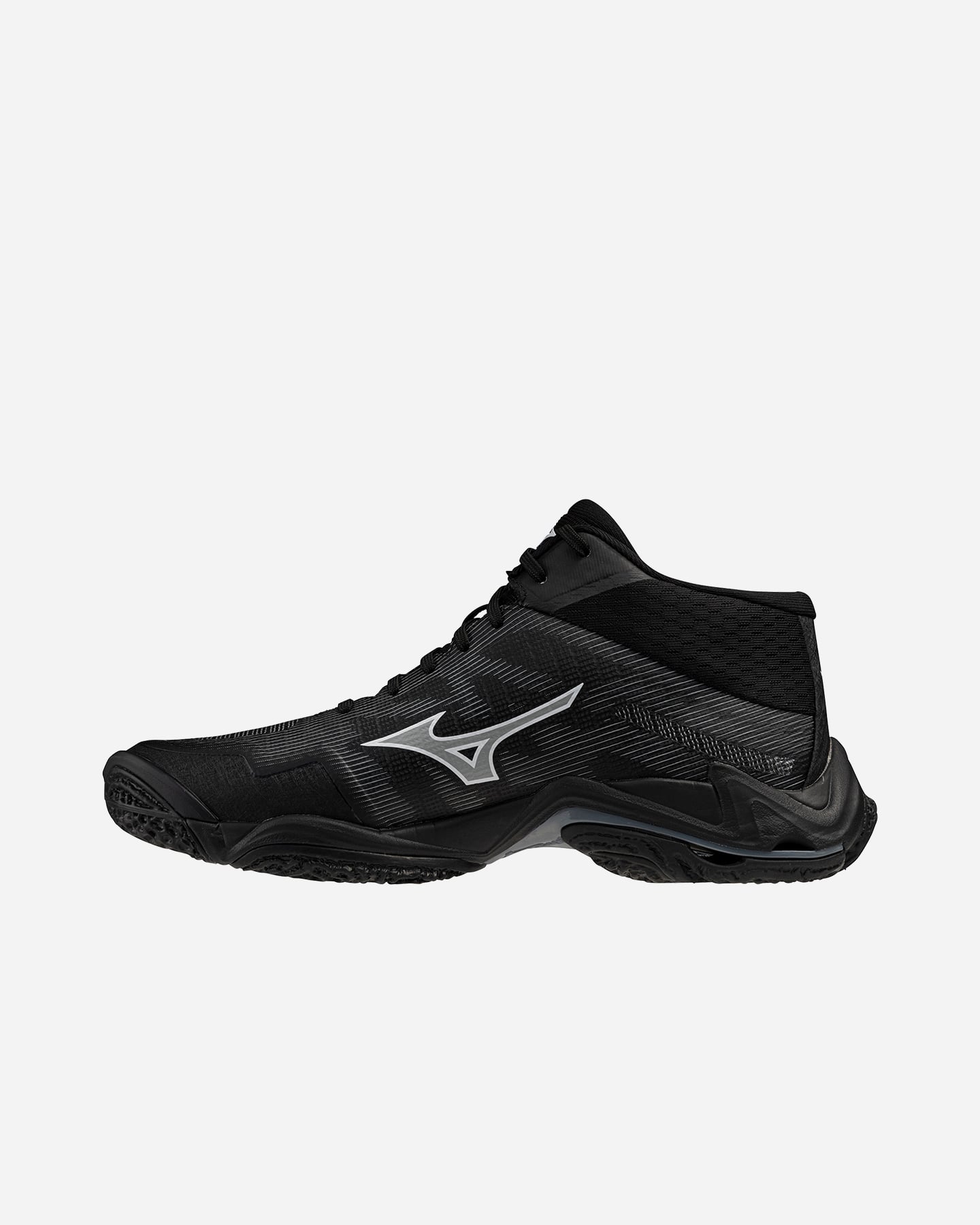 Scarpe volley MIZUNO WAVE LIGHTNING ELITE MID M - Nero - 4 | Cisalfa Sport
