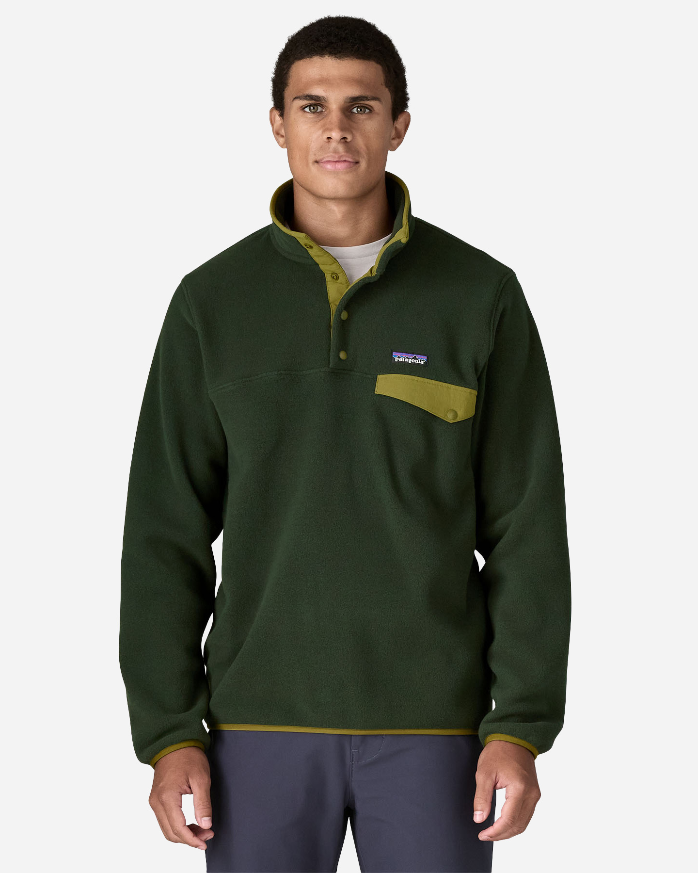 Pile PATAGONIA SYNCH SNAP-T M - Verde - 1 | Cisalfa Sport