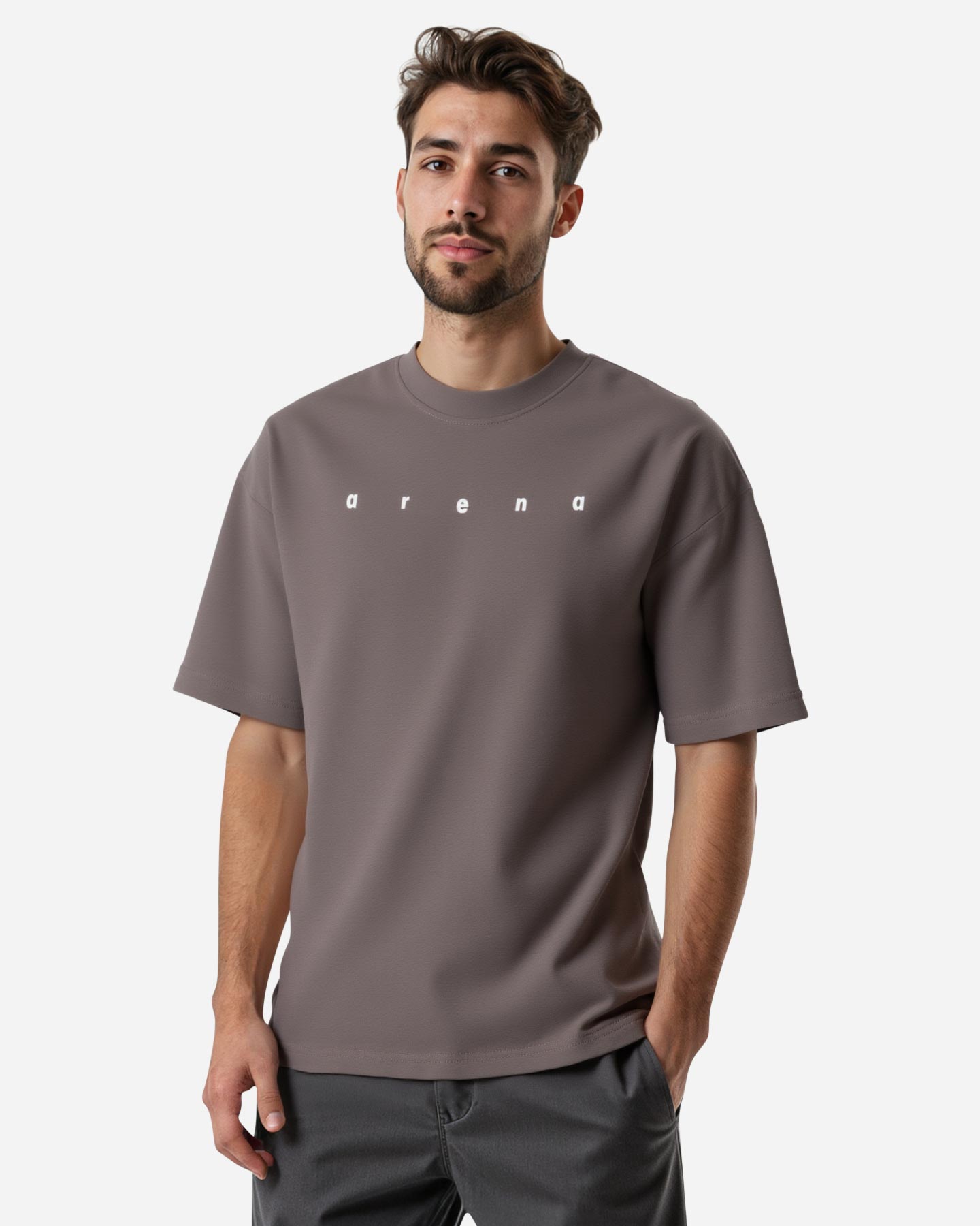T-shirt ARENA ATHLETIC ESSENTIAL M - Grigio - 3 | Cisalfa Sport