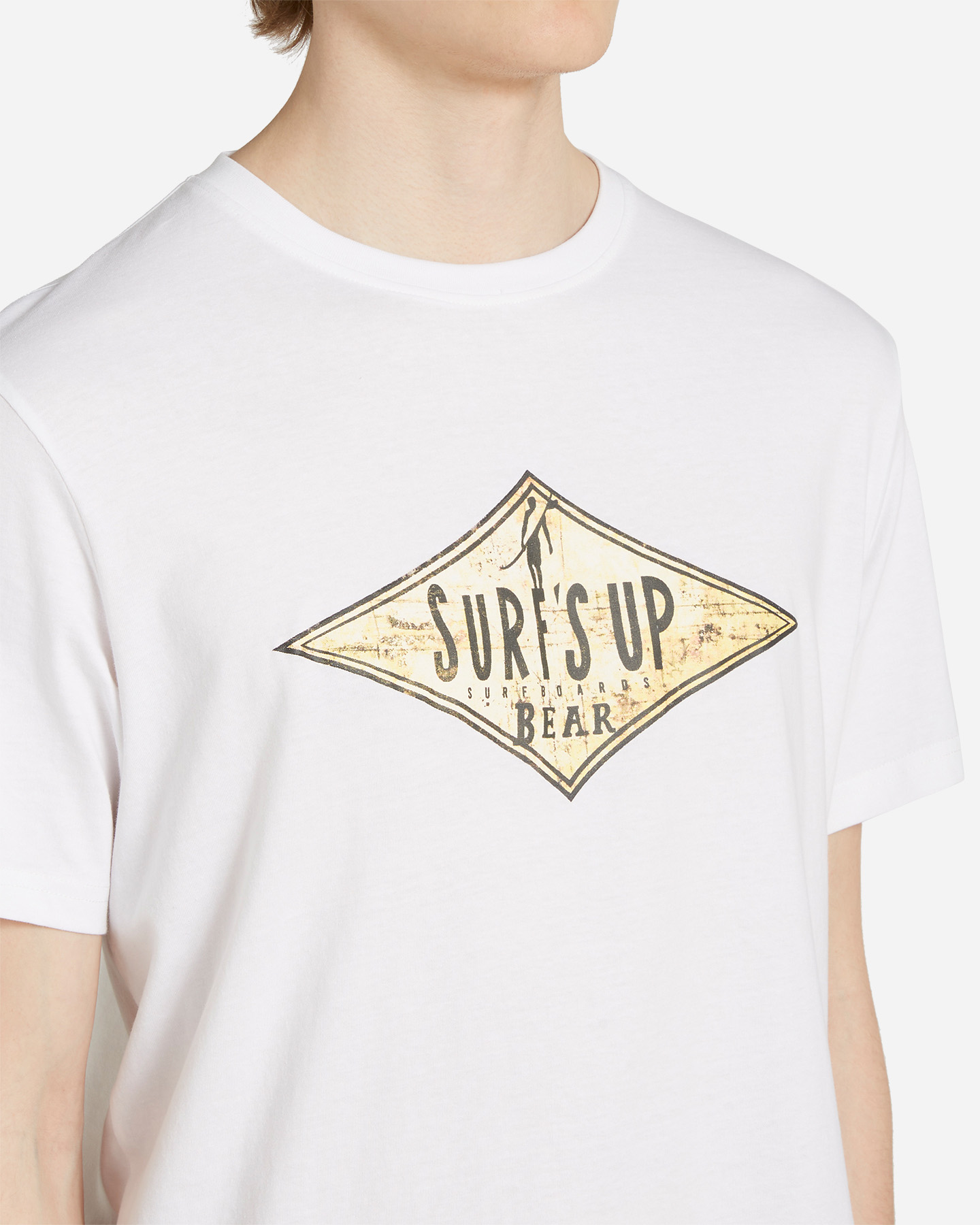 T-shirt BEAR SURFER CONCEPT M - Bianco - 4 | Cisalfa Sport