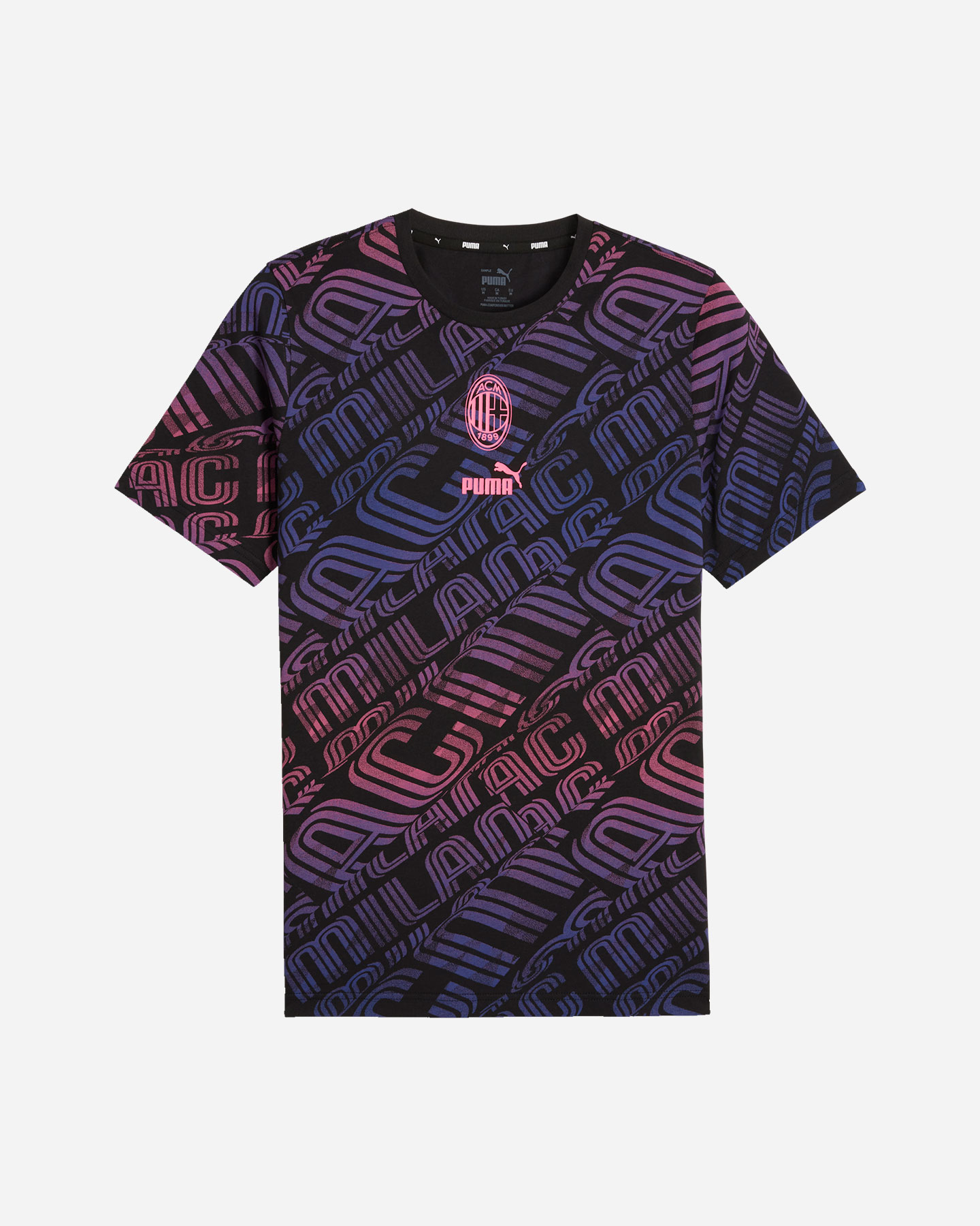 Abbigliamento calcio ufficiale PUMA MILAN CORE ALL OVER M - Nero - 0 | Cisalfa Sport