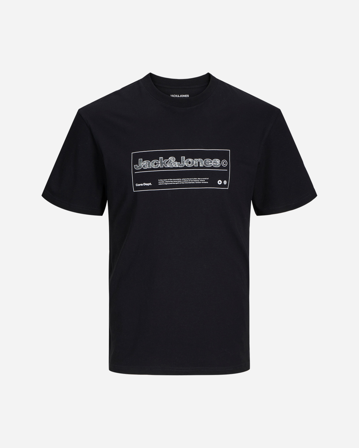 T-shirt JACK & JONES JCOALPHA M - Nero - 0 | Cisalfa Sport