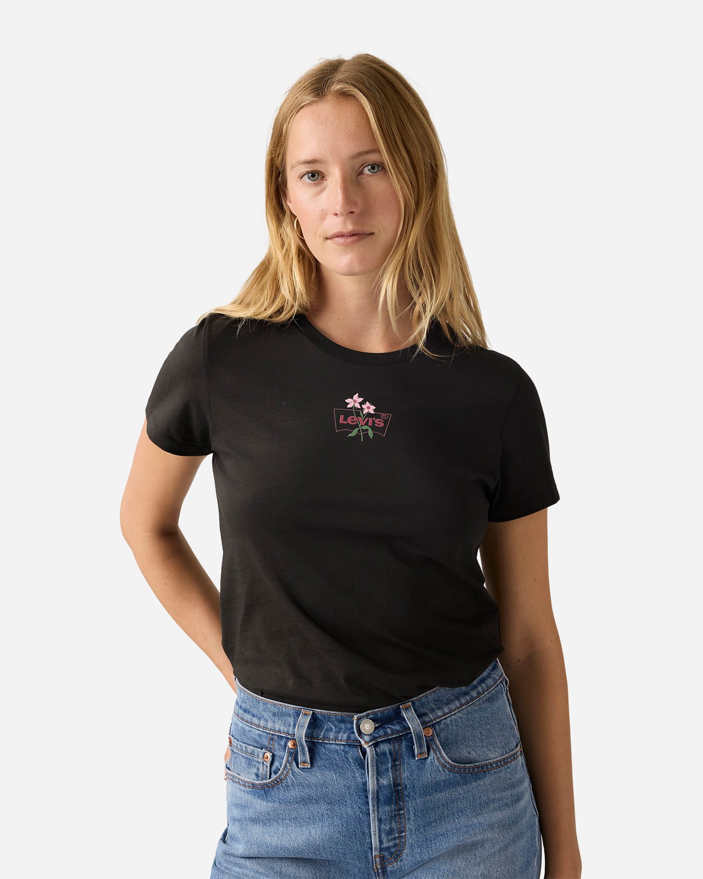 T-shirt LEVI'S BATWING FLOWERS W - Nero - 3 | Cisalfa Sport