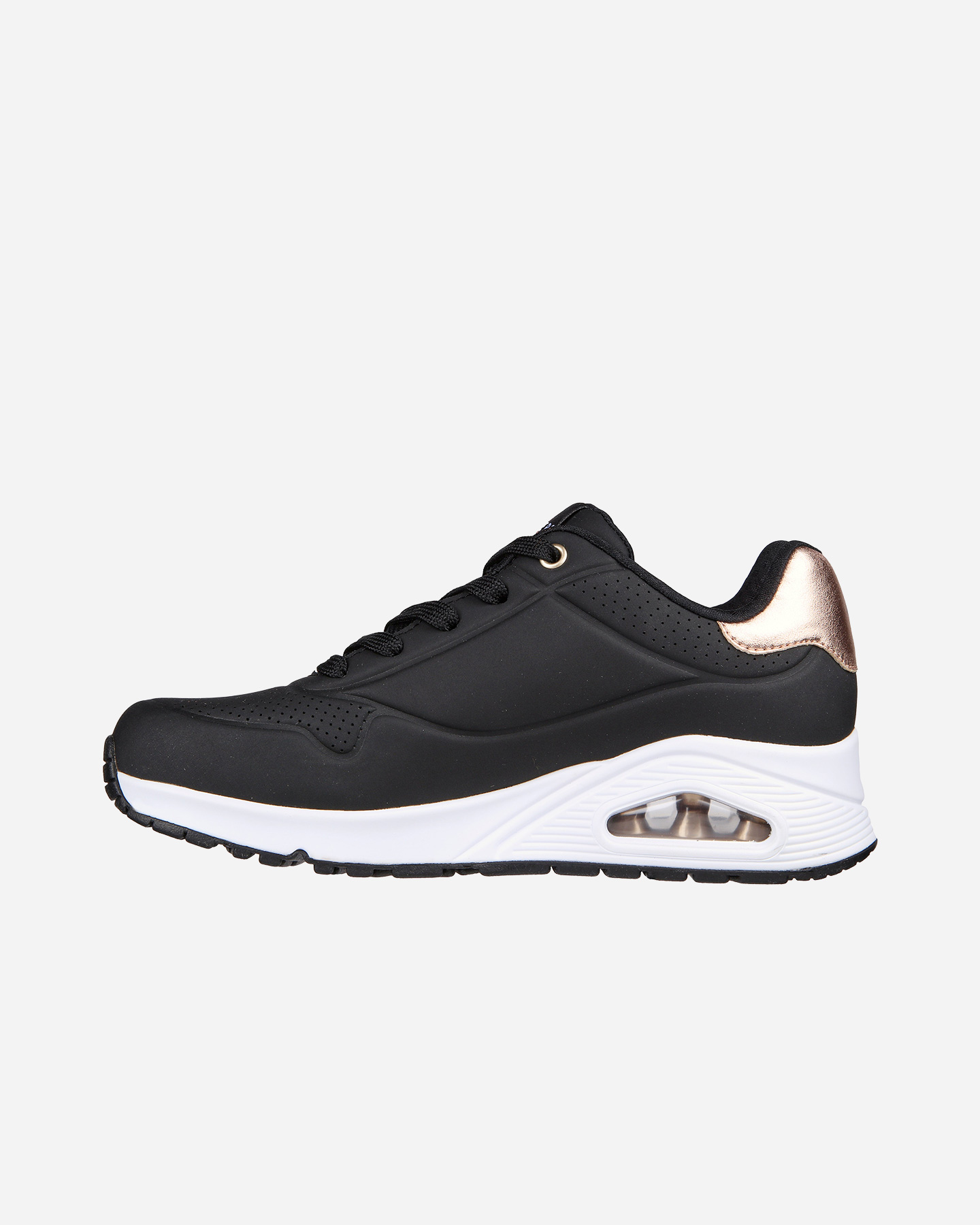 Scarpe sneakers SKECHERS UNO GOLDEN AIR W - Nero - 4 | Cisalfa Sport